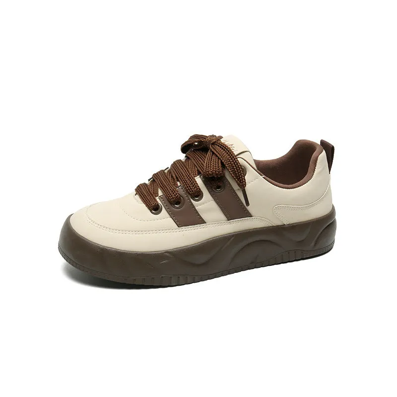 Scarpe da ginnastica casual piatte minimaliste e confortevoli da uomo