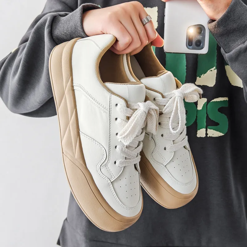 Scarpe da skate piatte casual moda minimalista da uomo