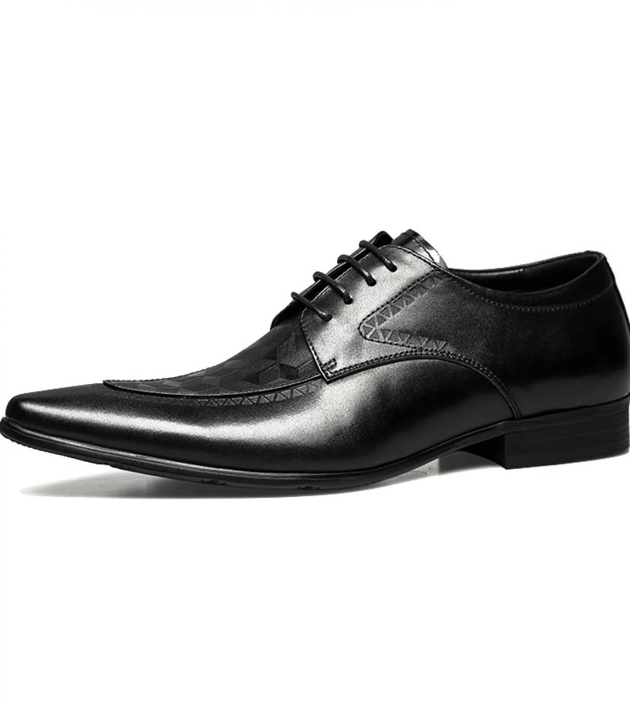 Scarpe da uomo in pelle nera Scarpe da abito di lusso Scarpe da uomo da ufficio Abito da sposa Autunno