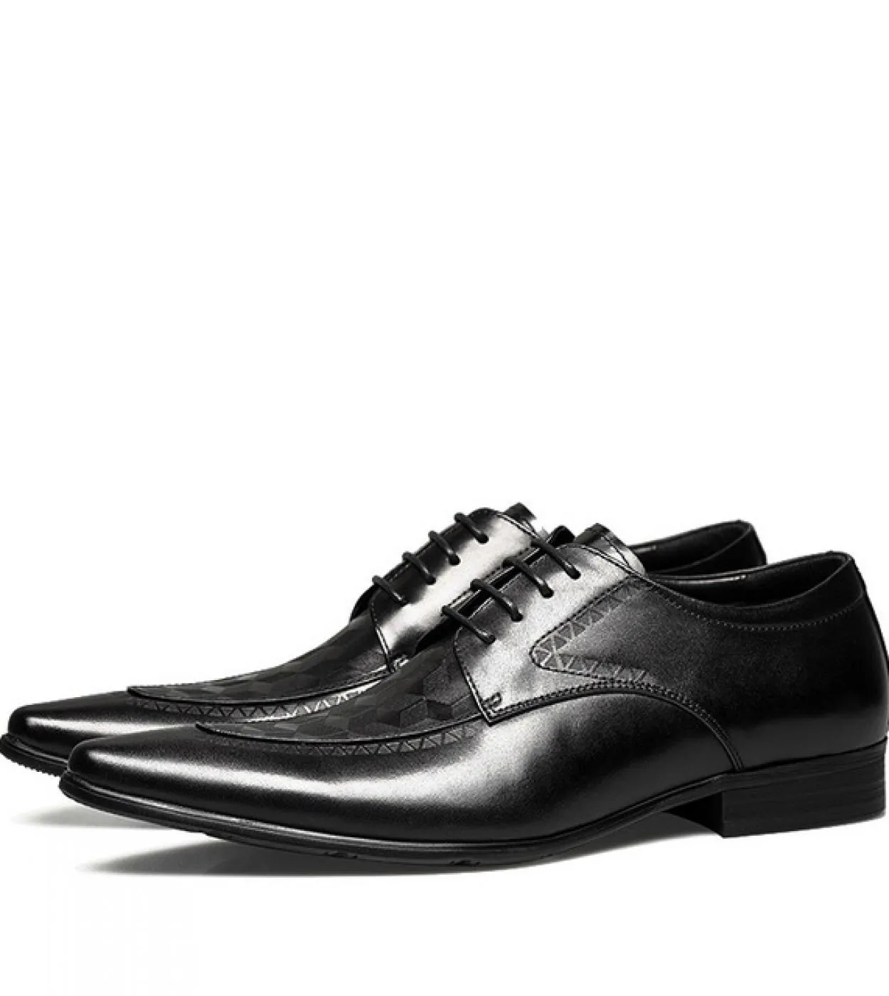 Scarpe da uomo in pelle nera Scarpe da abito di lusso Scarpe da uomo da ufficio Abito da sposa Autunno