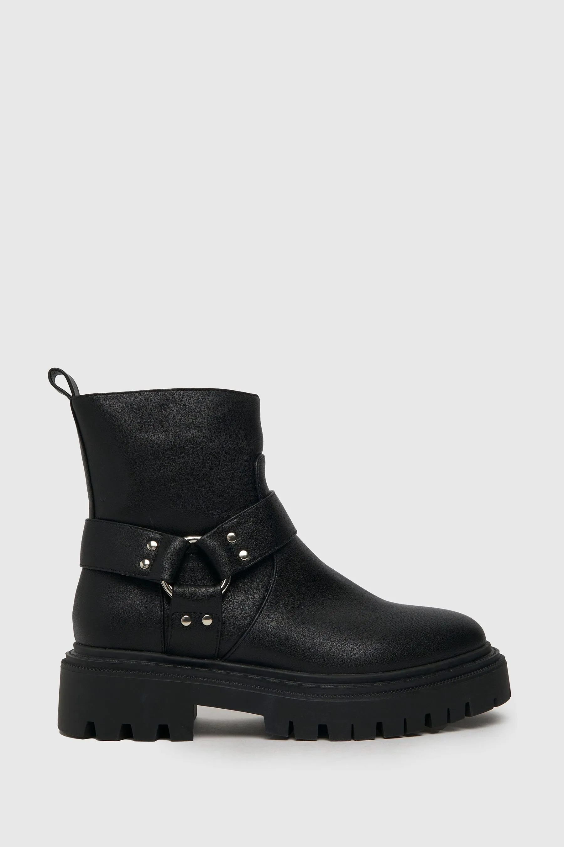 Schuh - Anita - Nero spessa con dettagli in Nero - Stivali