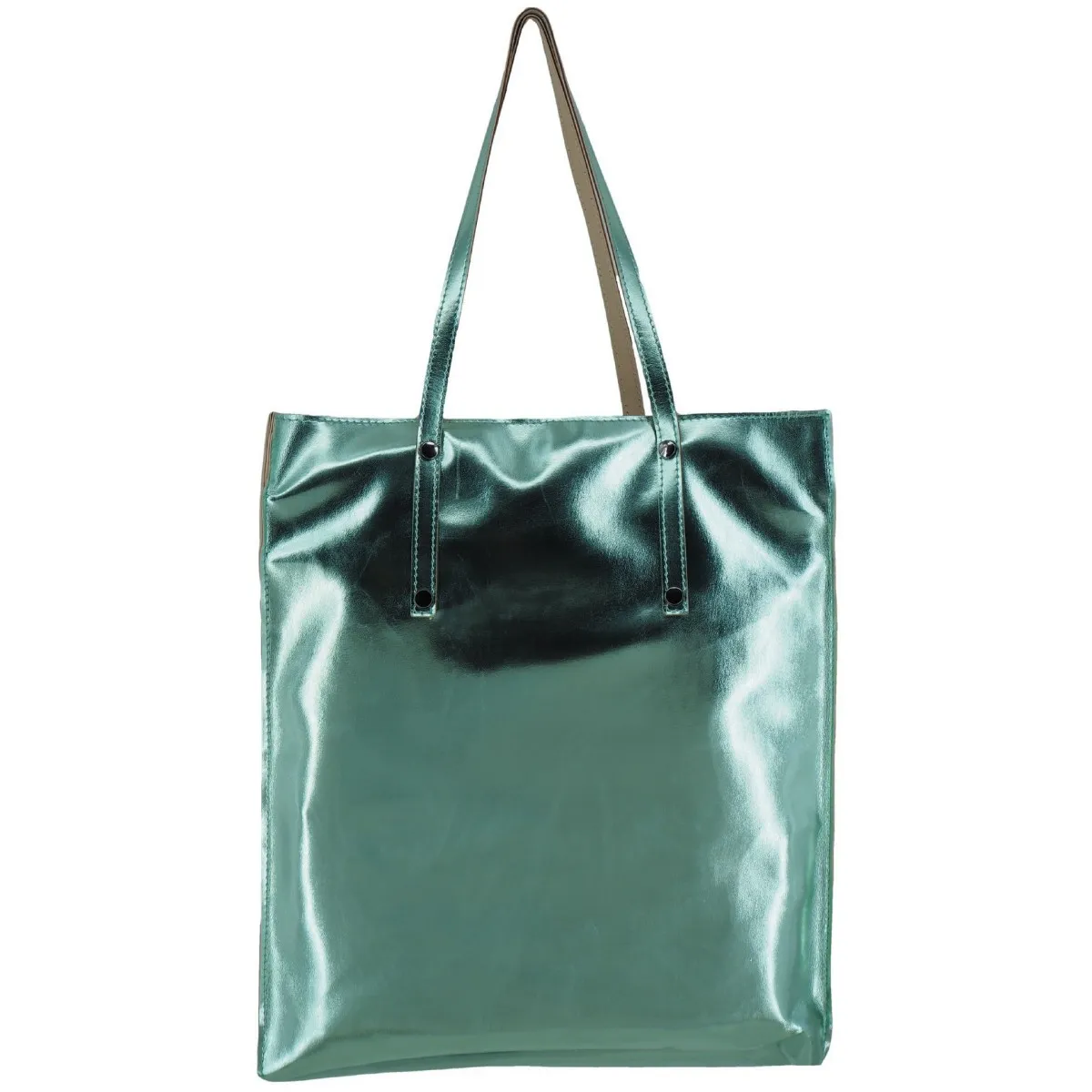 SHOPPER IN ECOPELLE VERDE