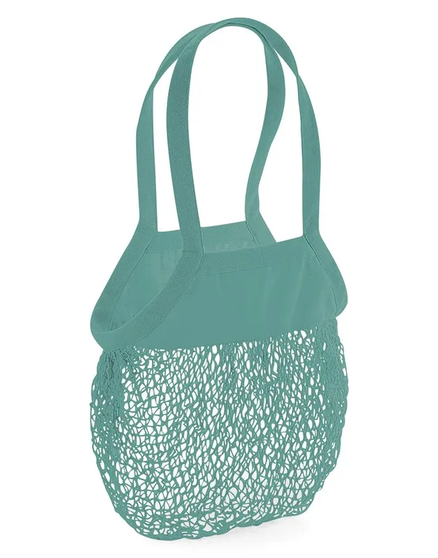 Shopper in rete di cotone biologico