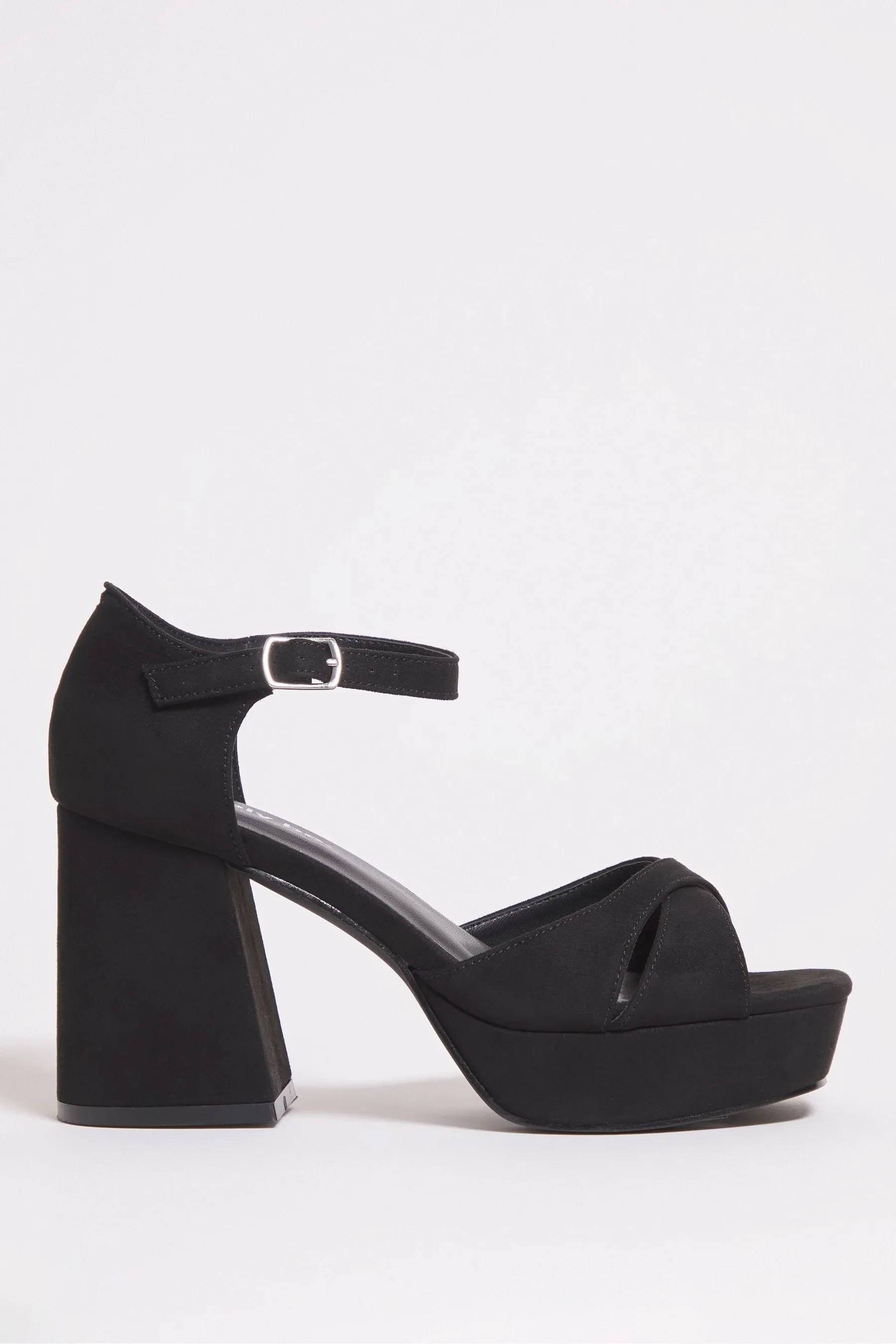 Simply Be - Sandali con plateau e incrocio frontale