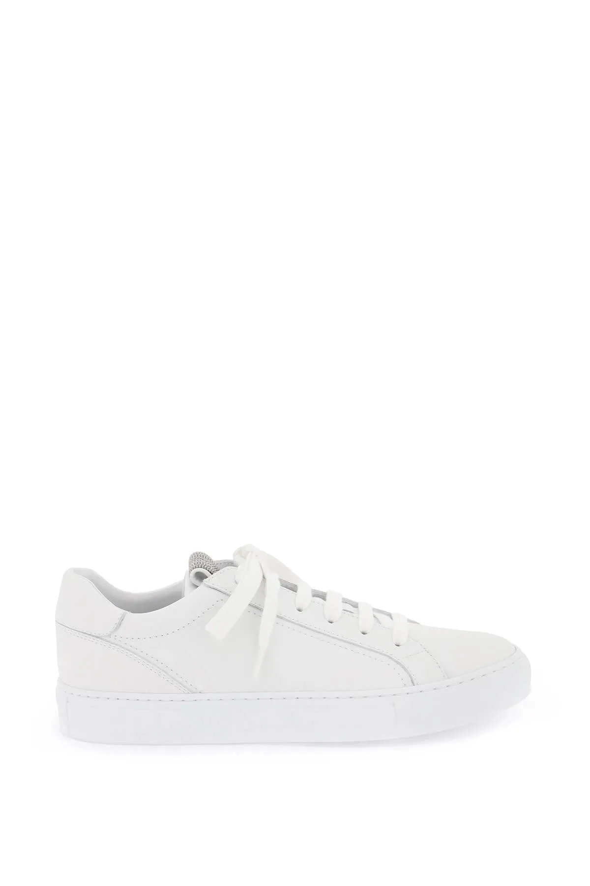 Sneakers In Vitello Mat Con Monile