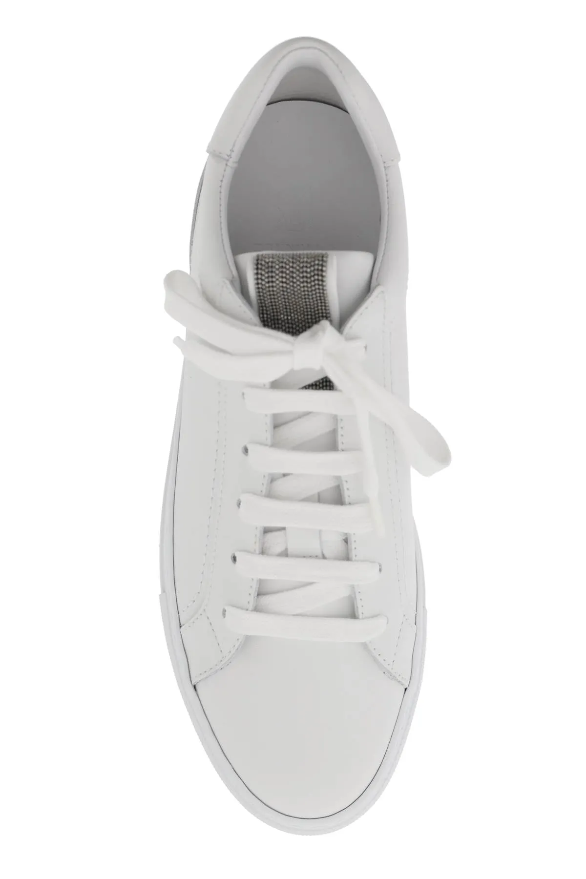 Sneakers In Vitello Mat Con Monile