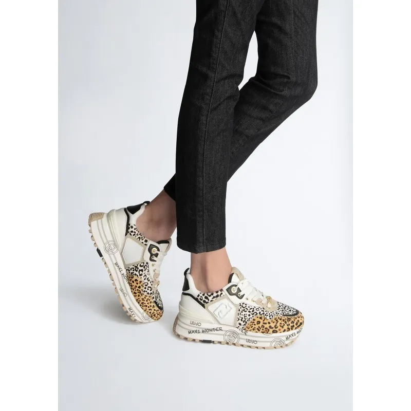 Sneakers platform animalier