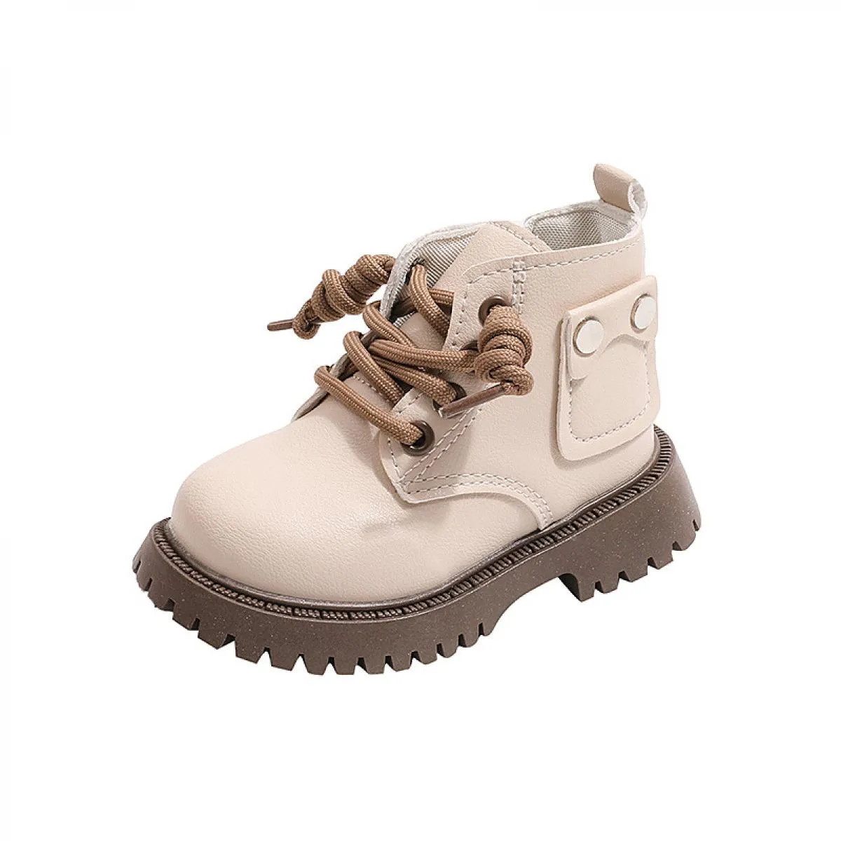 Stivali da bambino color caramello Scarpe da bambina per bambina Beige Nero Giallo Primavera Autunno Scarpe per bambini Stivali