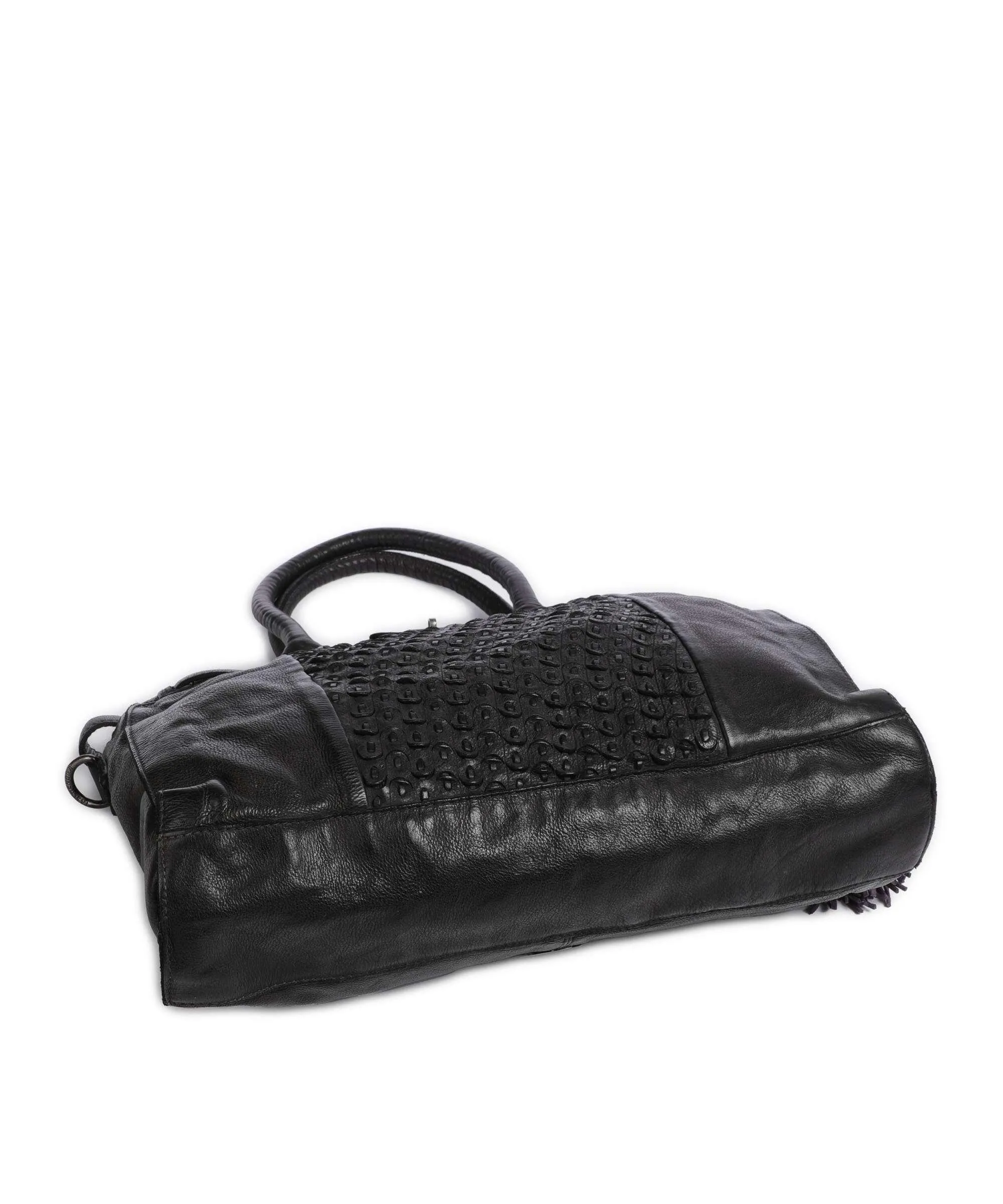  Taschendieb Wien Am Bauernmarkt 1 Borsa shopper pelle di vacchetta grana nero  