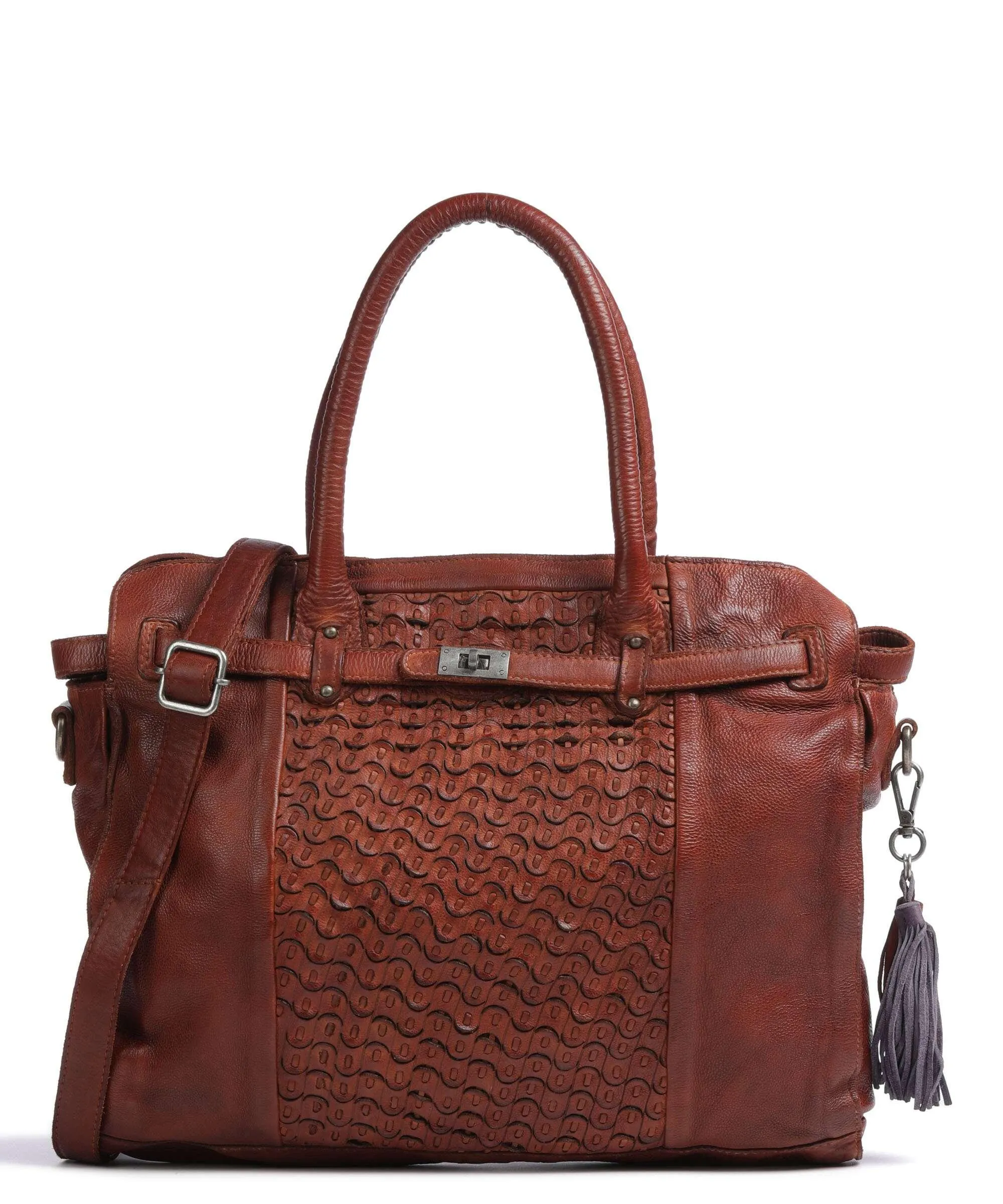  Taschendieb Wien Am Bauernmarkt 1 Borsa shopper pelle di vacchetta grana ramato  