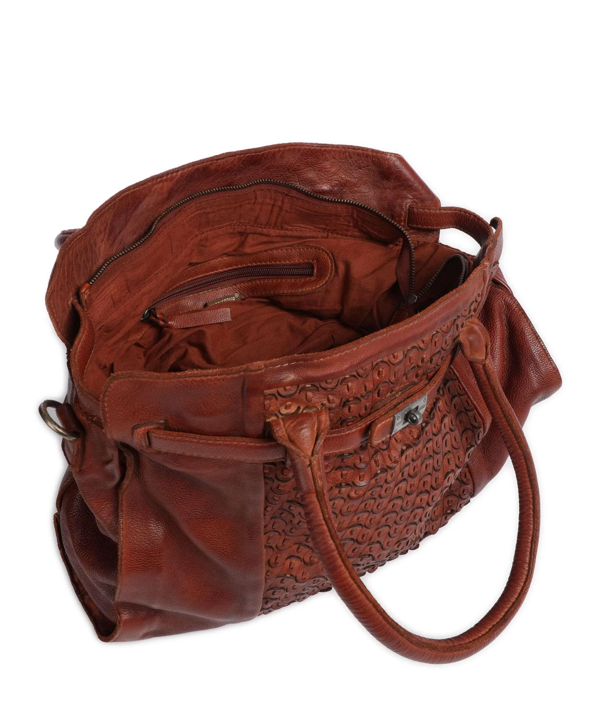  Taschendieb Wien Am Bauernmarkt 1 Borsa shopper pelle di vacchetta grana ramato  