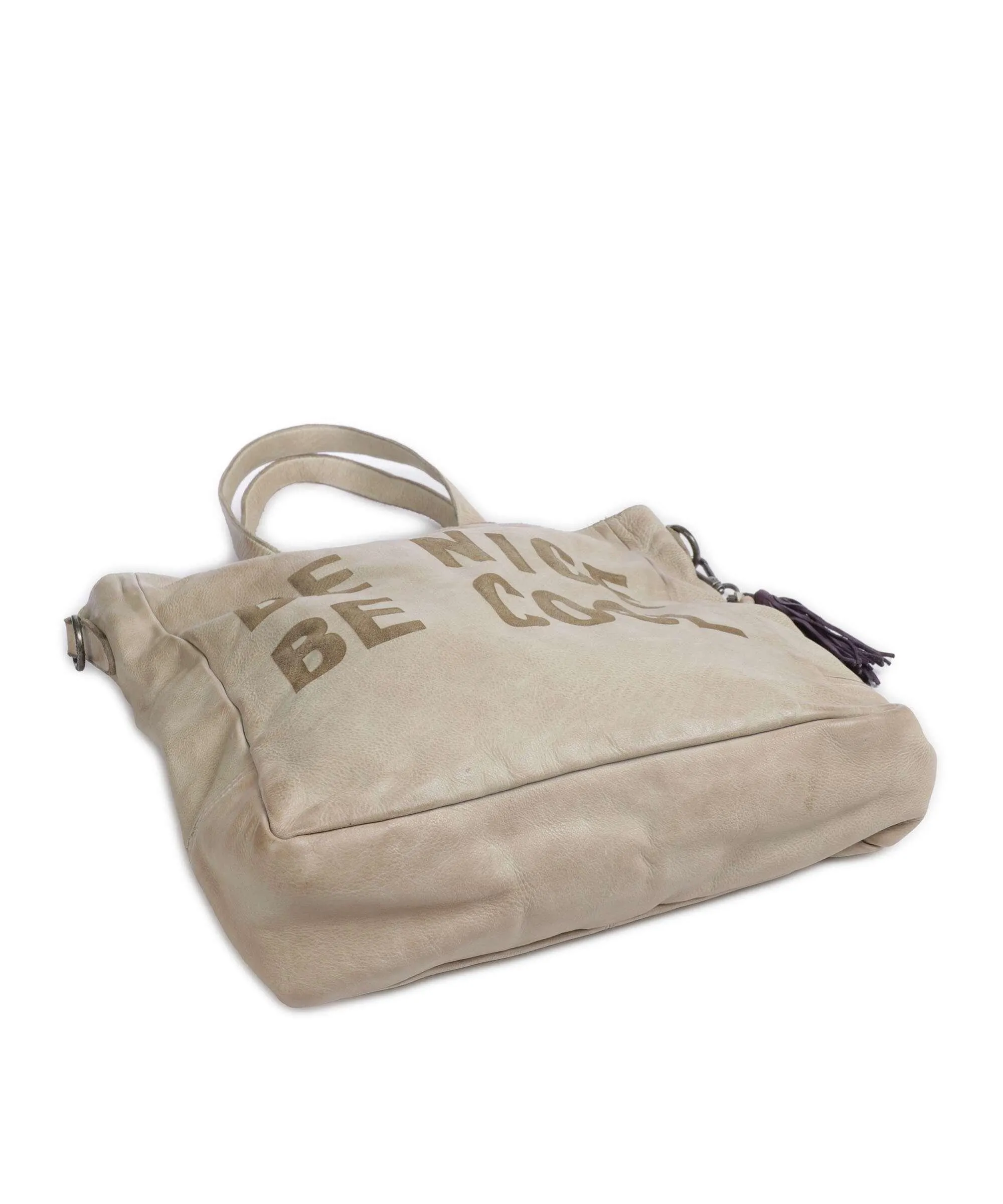  Taschendieb Wien Paniglgasse 1 Borsa shopper pelle di vacchetta grana beige  