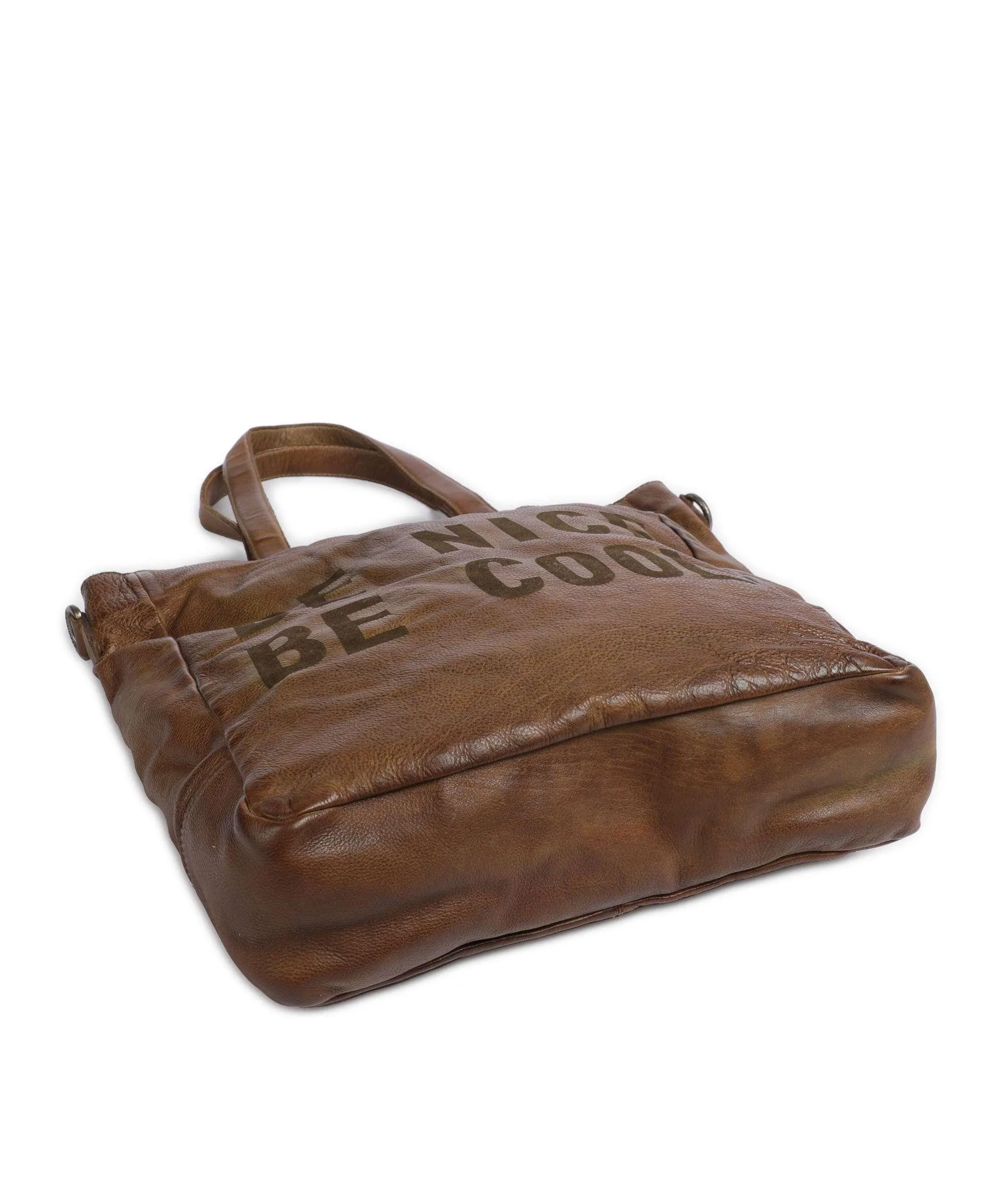  Taschendieb Wien Paniglgasse 1 Borsa shopper pelle di vacchetta grana marrone  