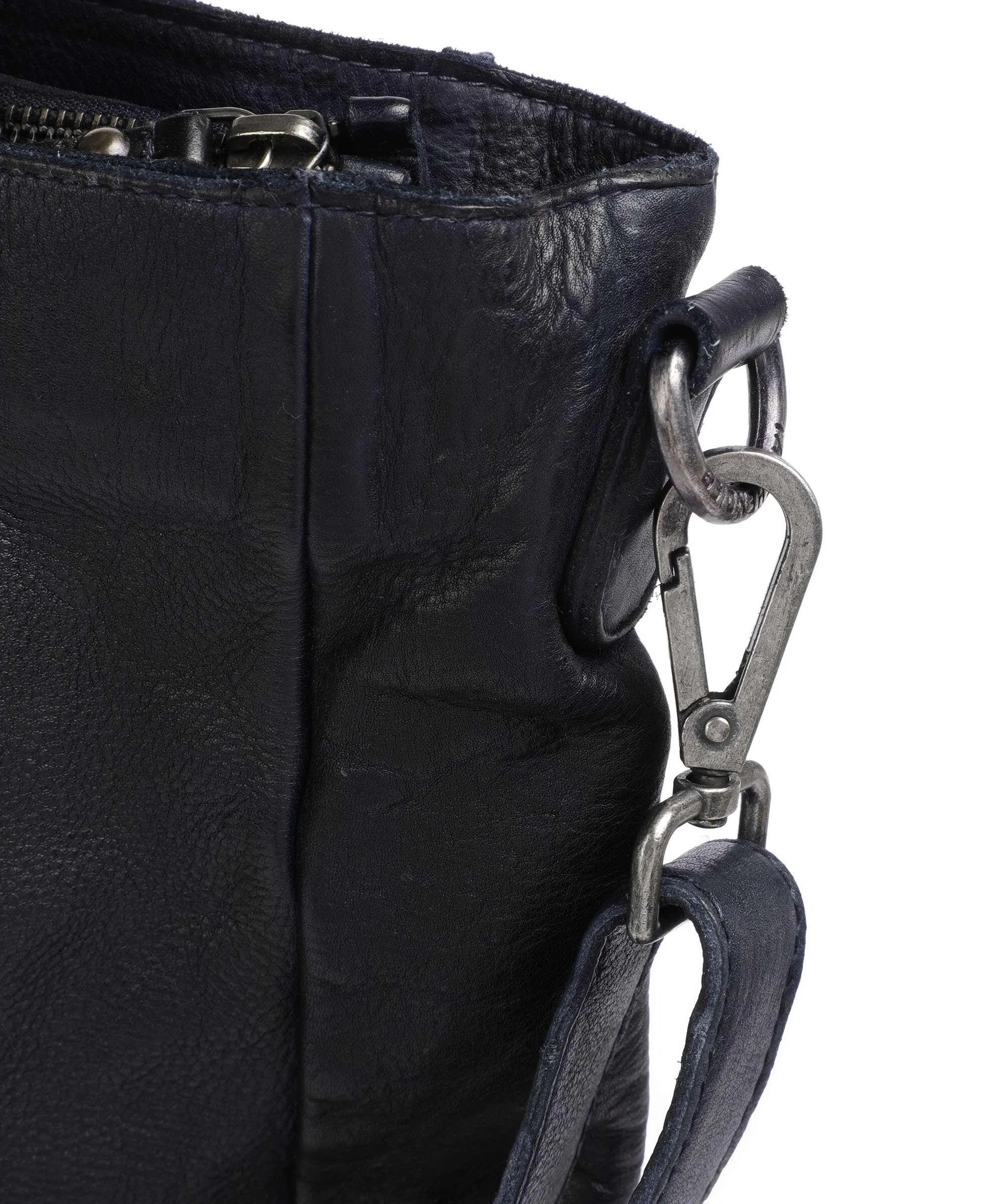  Taschendieb Wien Paniglgasse 1 Borsa shopper pelle di vacchetta grana navy  