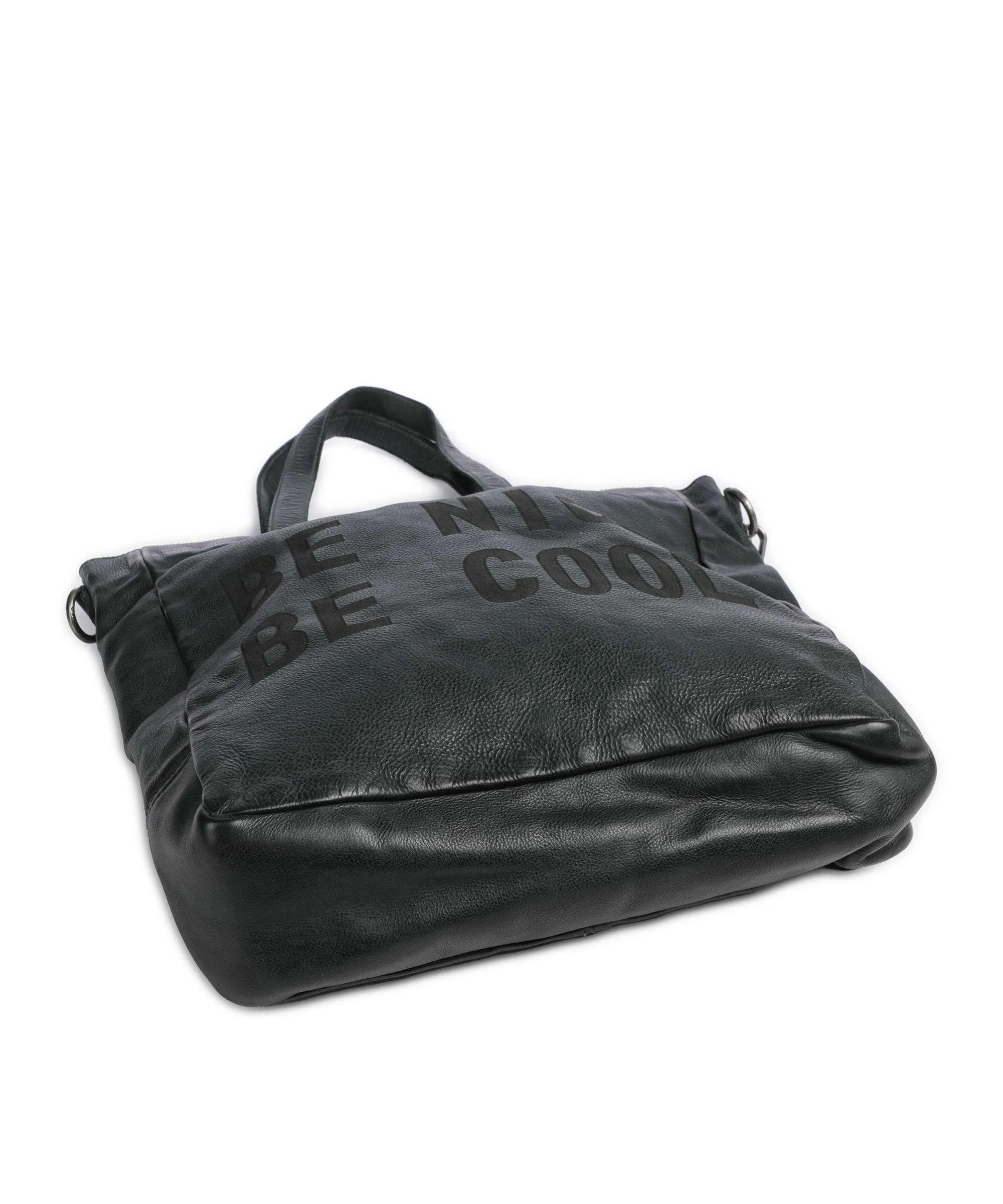  Taschendieb Wien Paniglgasse 1 Borsa shopper pelle di vacchetta grana verde scuro  