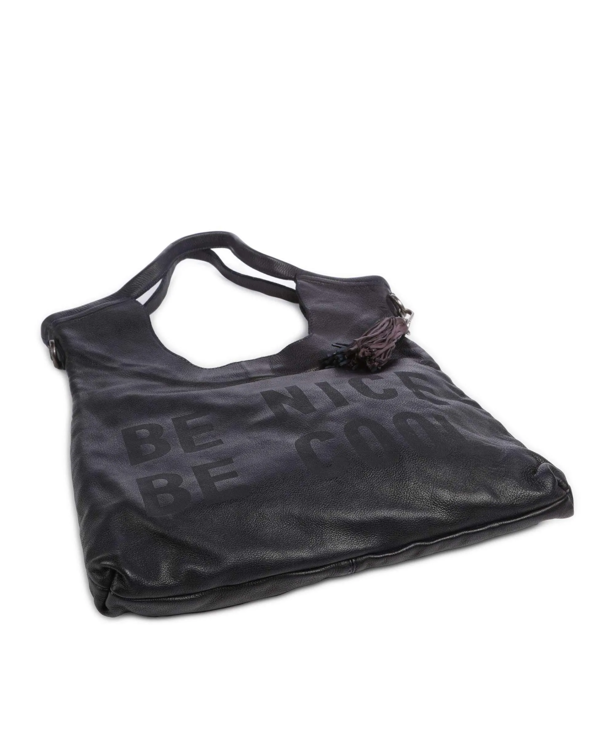  Taschendieb Wien Paniglgasse 3 Borsa shopper pelle di vacchetta finemente grana navy  