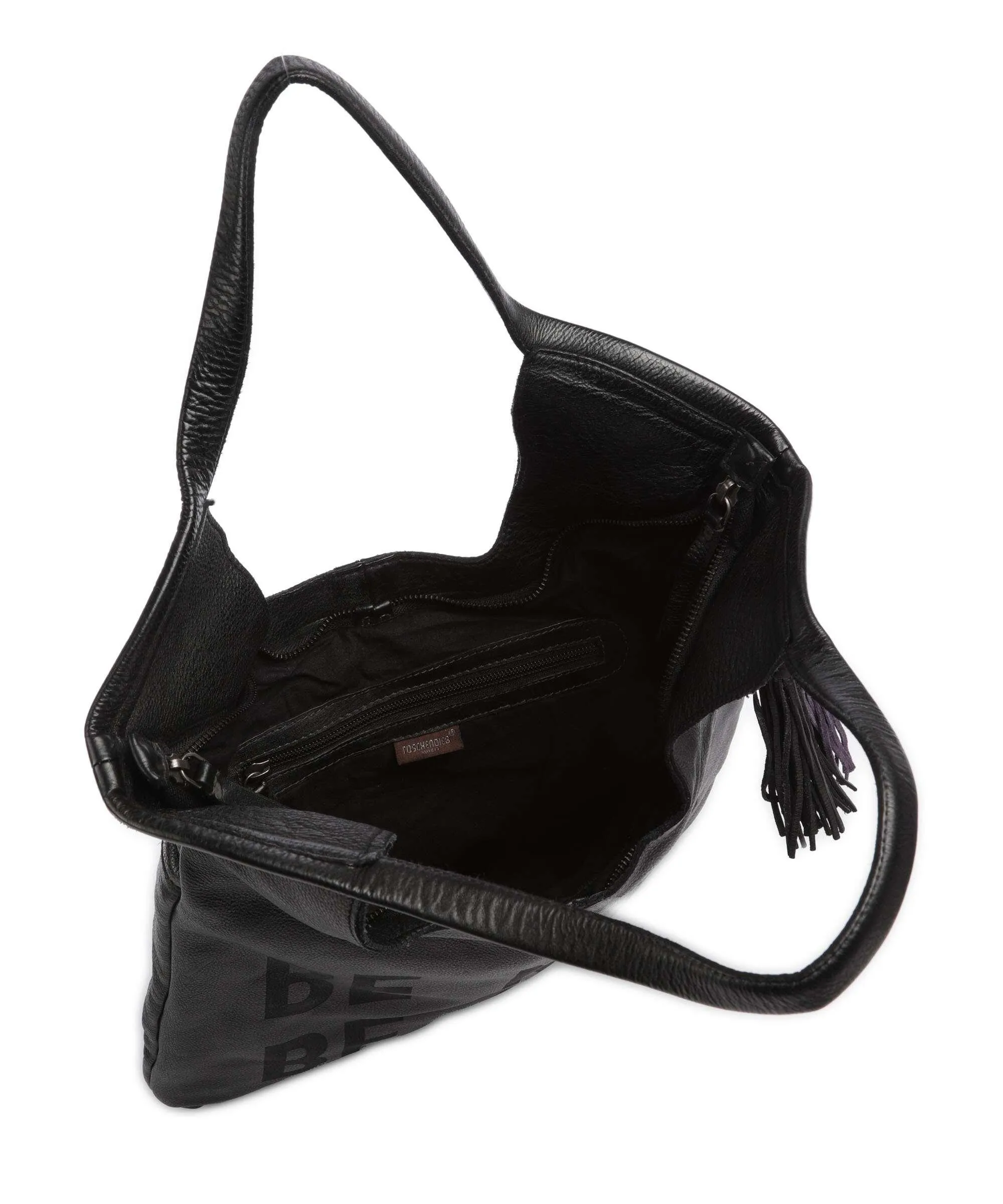  Taschendieb Wien Paniglgasse 3 Borsa shopper pelle di vacchetta finemente grana nero  