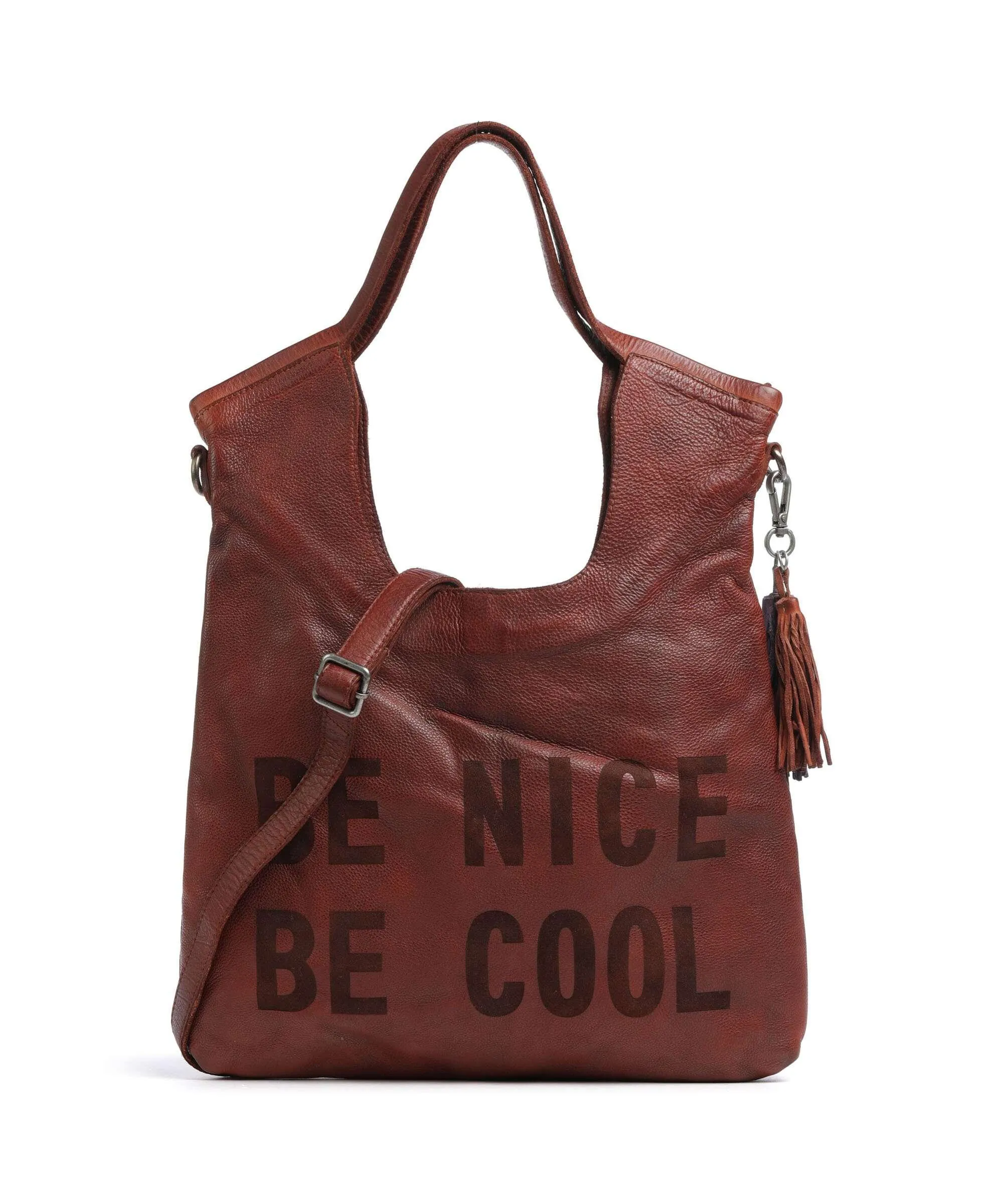  Taschendieb Wien Paniglgasse 3 Borsa shopper pelle di vacchetta finemente grana ramato  
