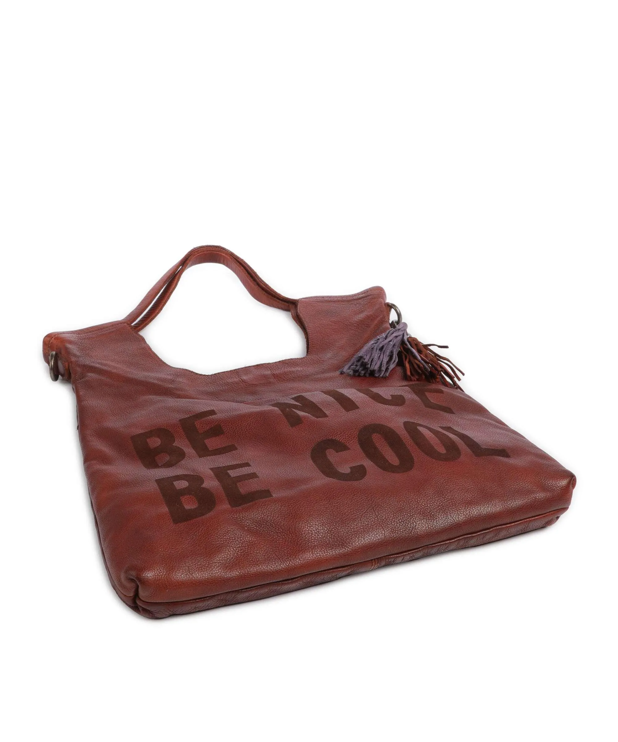  Taschendieb Wien Paniglgasse 3 Borsa shopper pelle di vacchetta finemente grana ramato  
