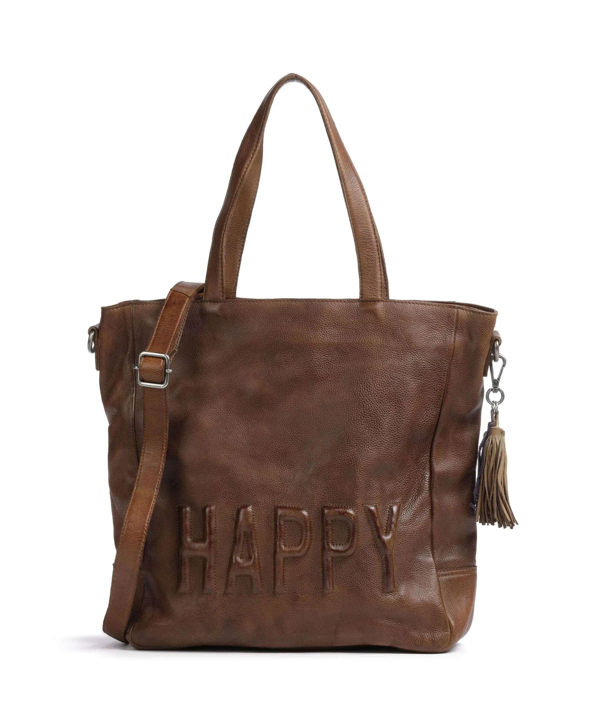  Taschendieb Wien Versöhnungsstraße 1 Borsa shopper pelle di vacchetta grana marrone  