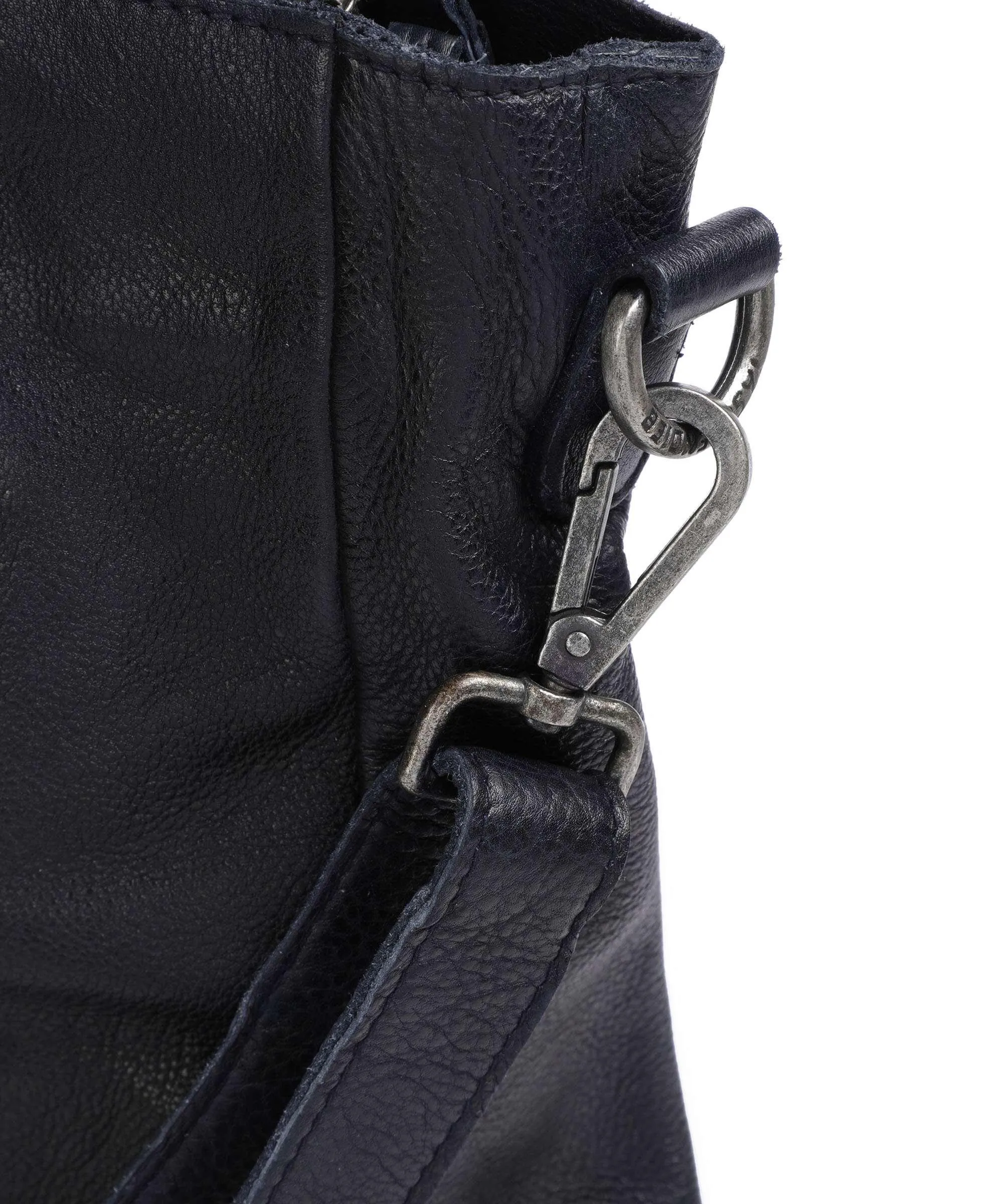  Taschendieb Wien Versöhnungsstraße 1 Borsa shopper pelle di vacchetta grana navy  
