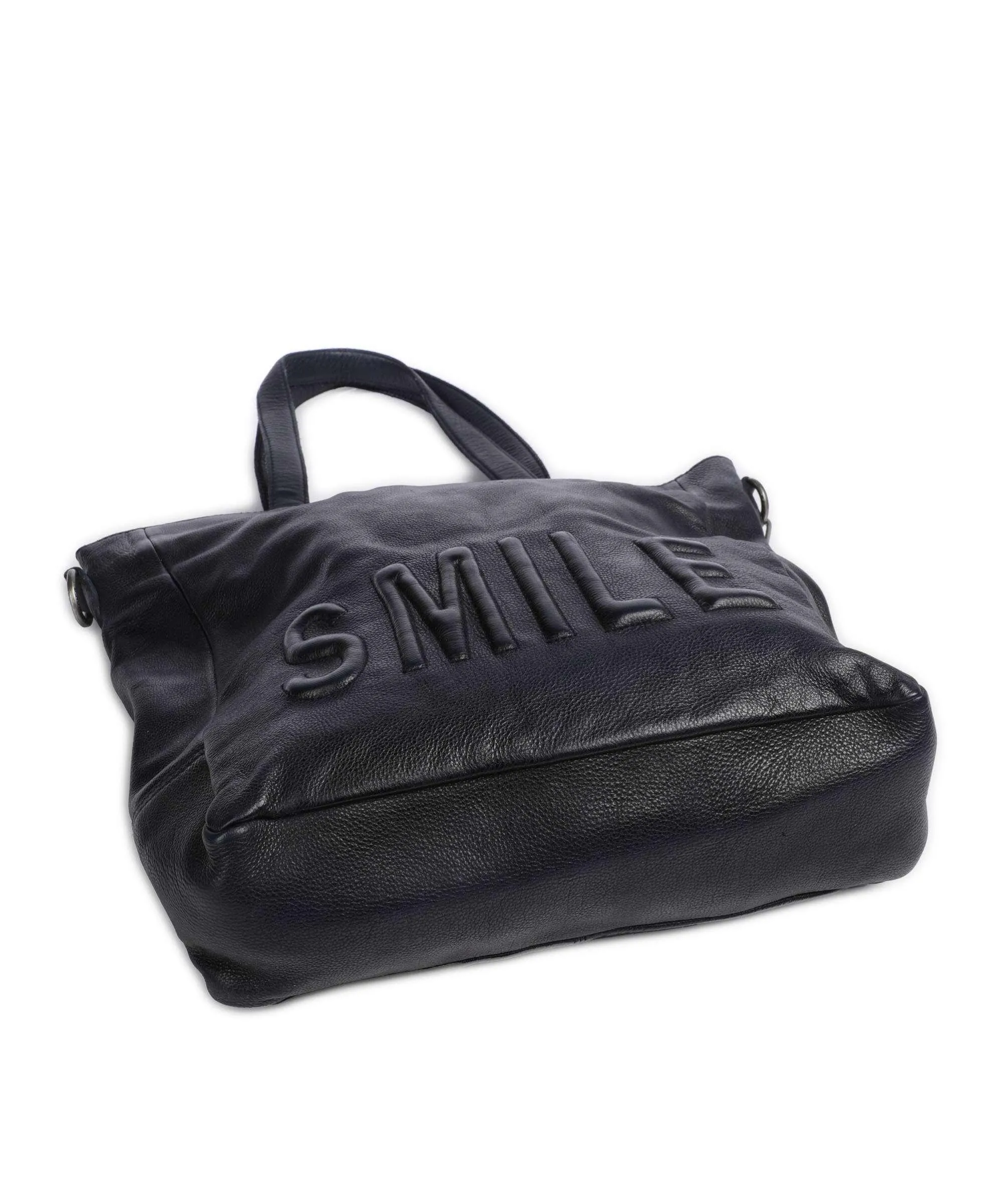  Taschendieb Wien Versöhnungsstraße 1 Borsa shopper pelle di vacchetta grana navy  