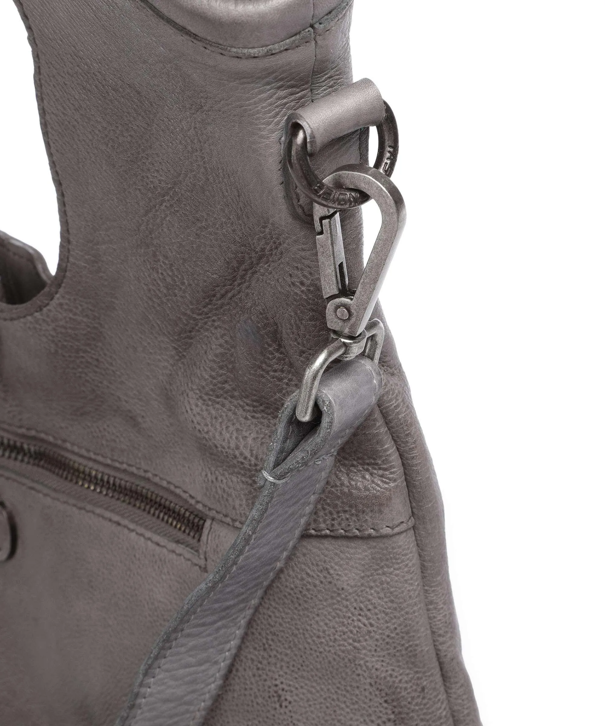  Taschendieb Wien Versöhnungsstraße 2 Borsa shopper pelle di vacchetta grana grigio  