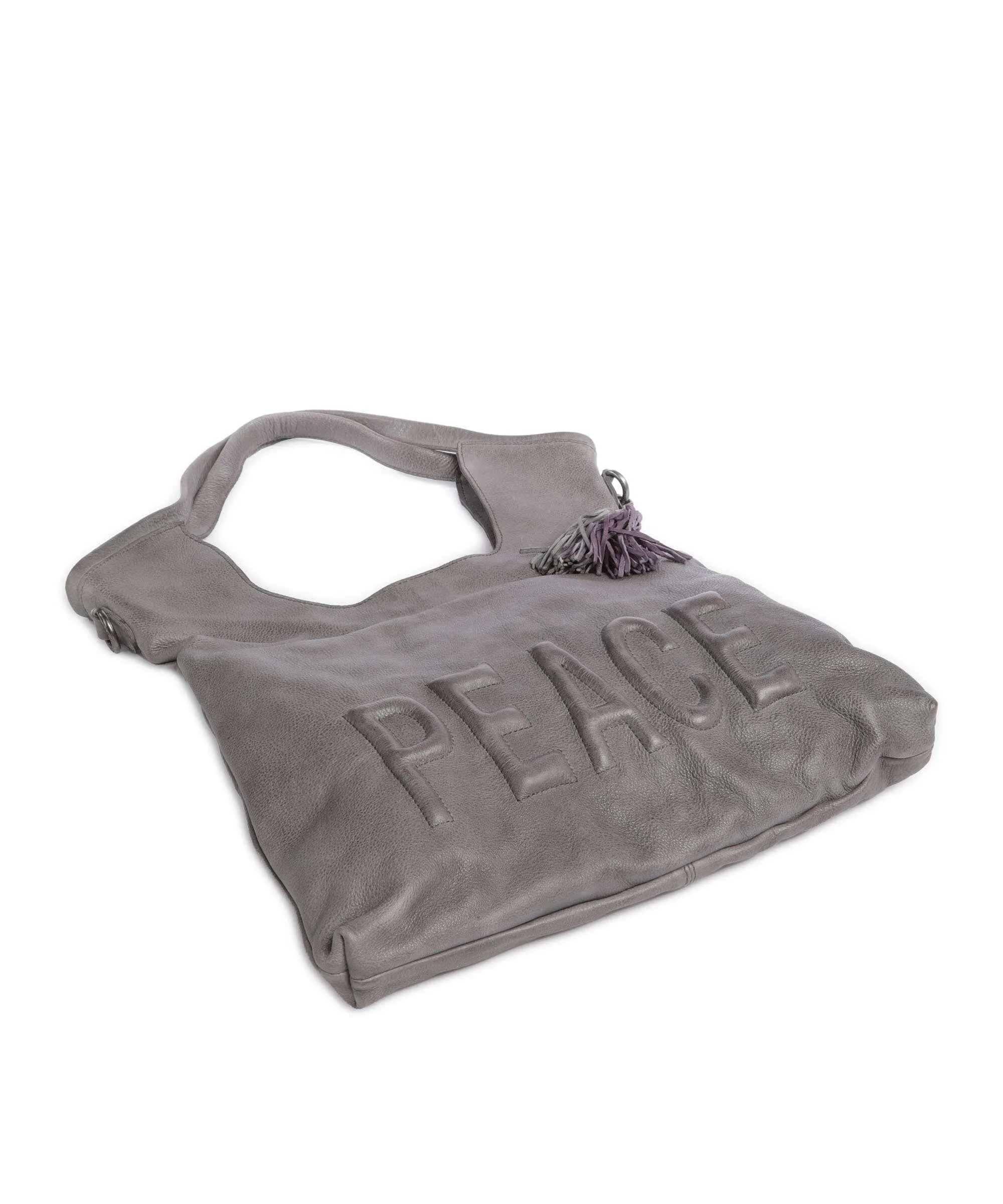  Taschendieb Wien Versöhnungsstraße 2 Borsa shopper pelle di vacchetta grana grigio  