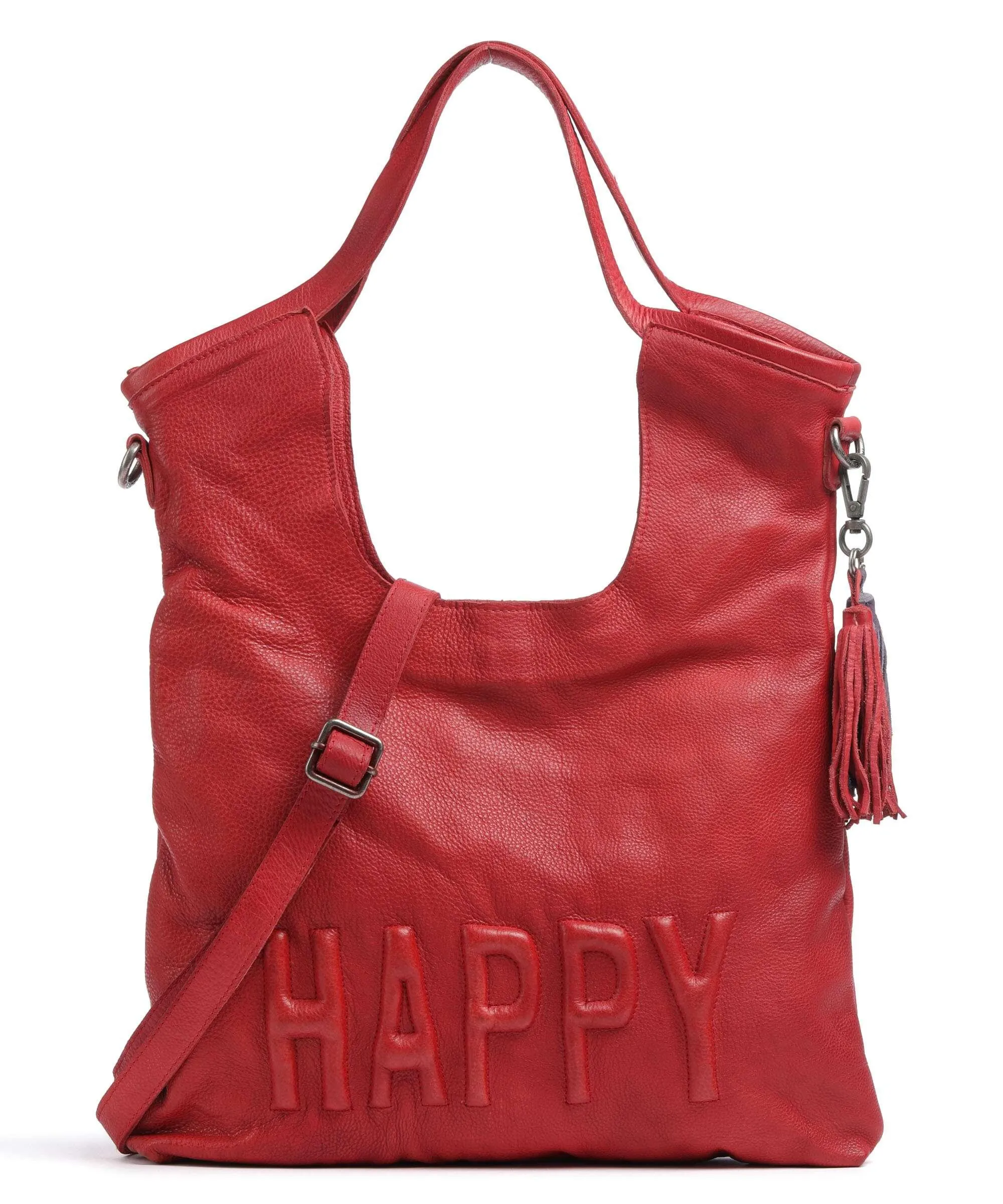  Taschendieb Wien Versöhnungsstraße 2 Borsa shopper pelle di vacchetta grana rosso  
