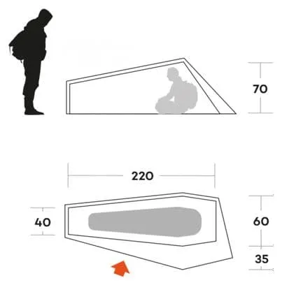 Tenda Ferrino Piuma 1 1 Persona Blu