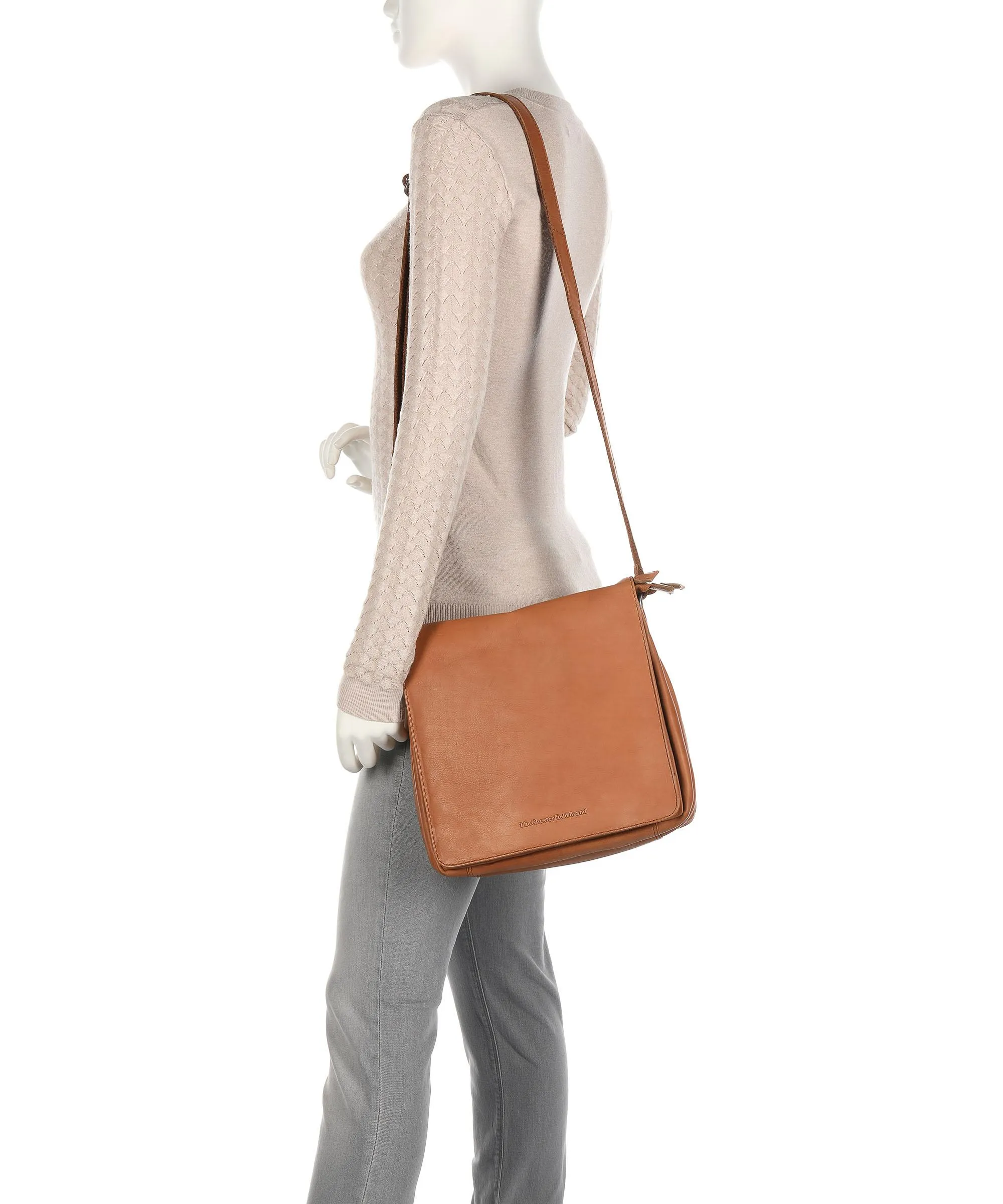  The Chesterfield Brand Fontana Borsa a tracolla pelle bovina cognac  