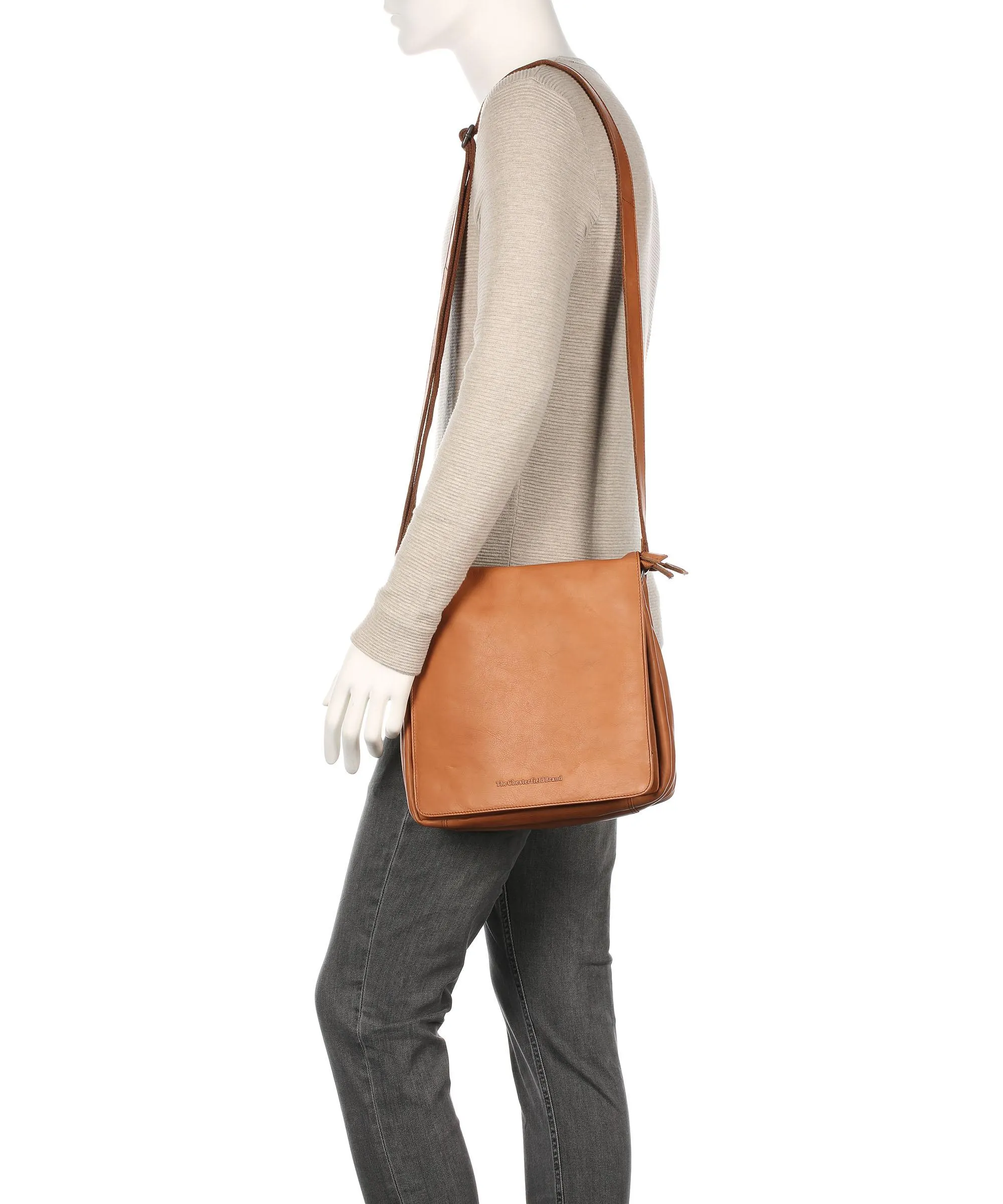  The Chesterfield Brand Fontana Borsa a tracolla pelle bovina cognac  
