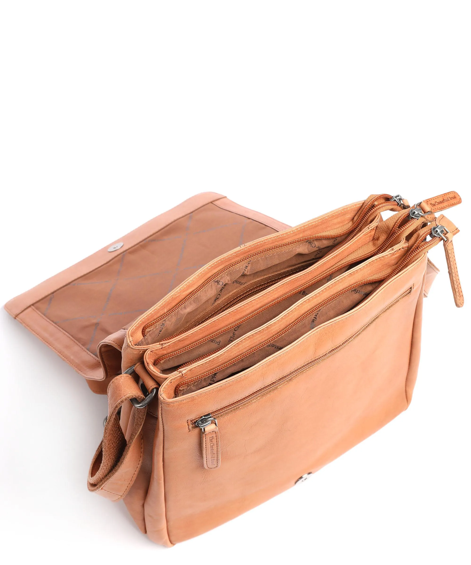 The Chesterfield Brand Fontana Borsa a tracolla pelle bovina cognac  