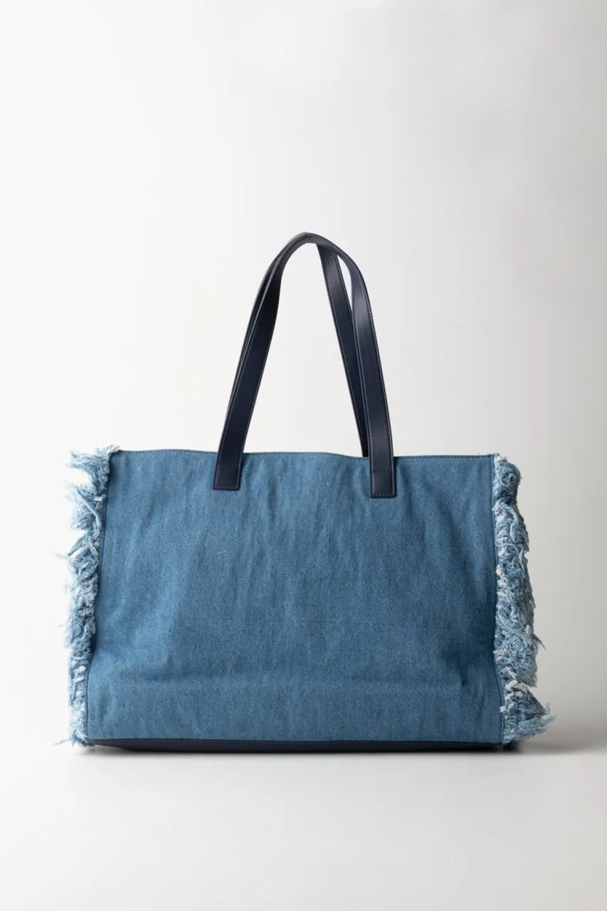 Tote bag in denim Denim
