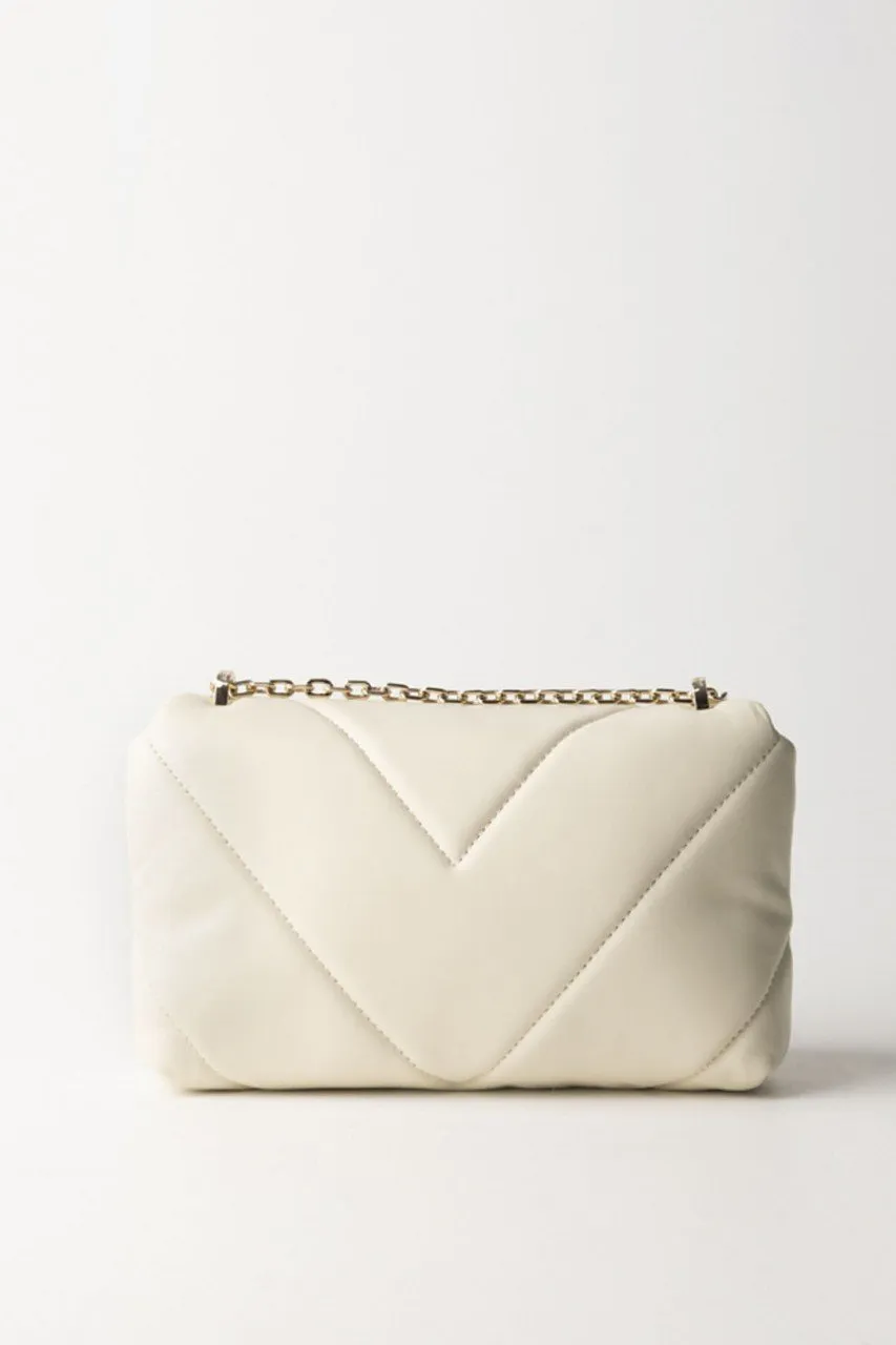 Tracolla con patta Fly Puffy OFF WHITE