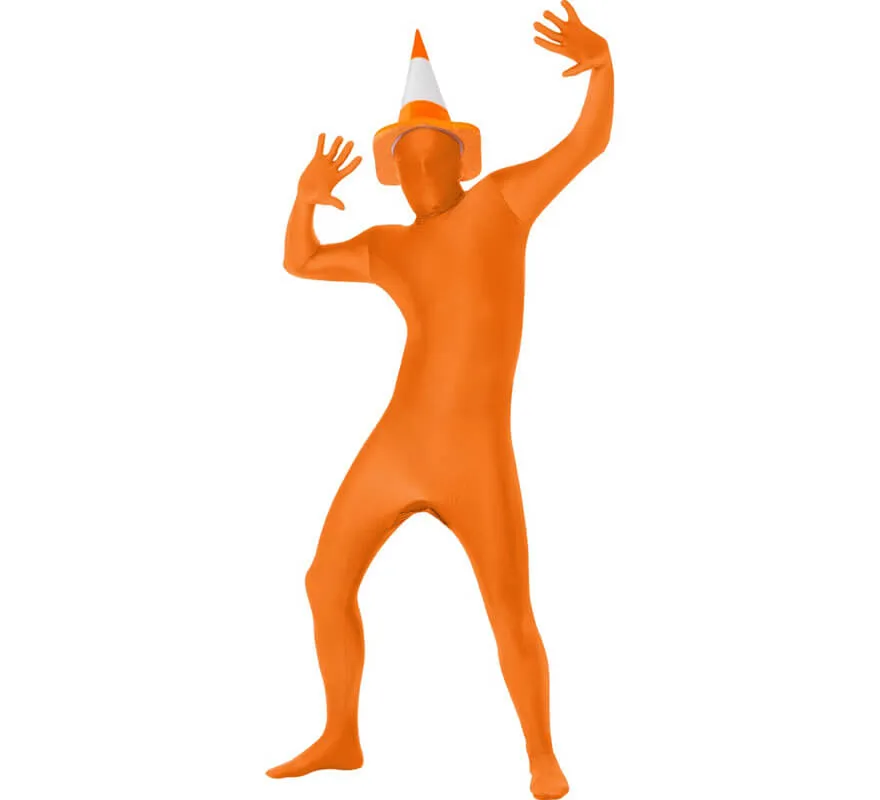 Tuta arancione seconda pelle