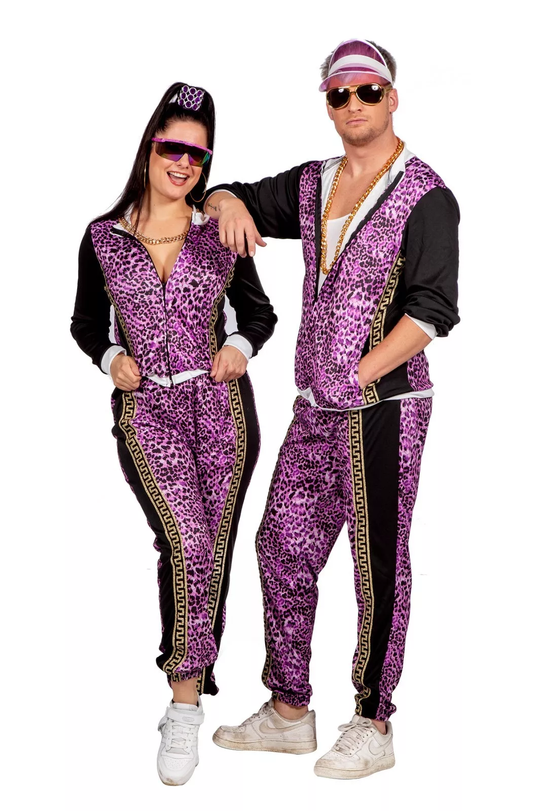 Tuta da jogging viola Leo da donna