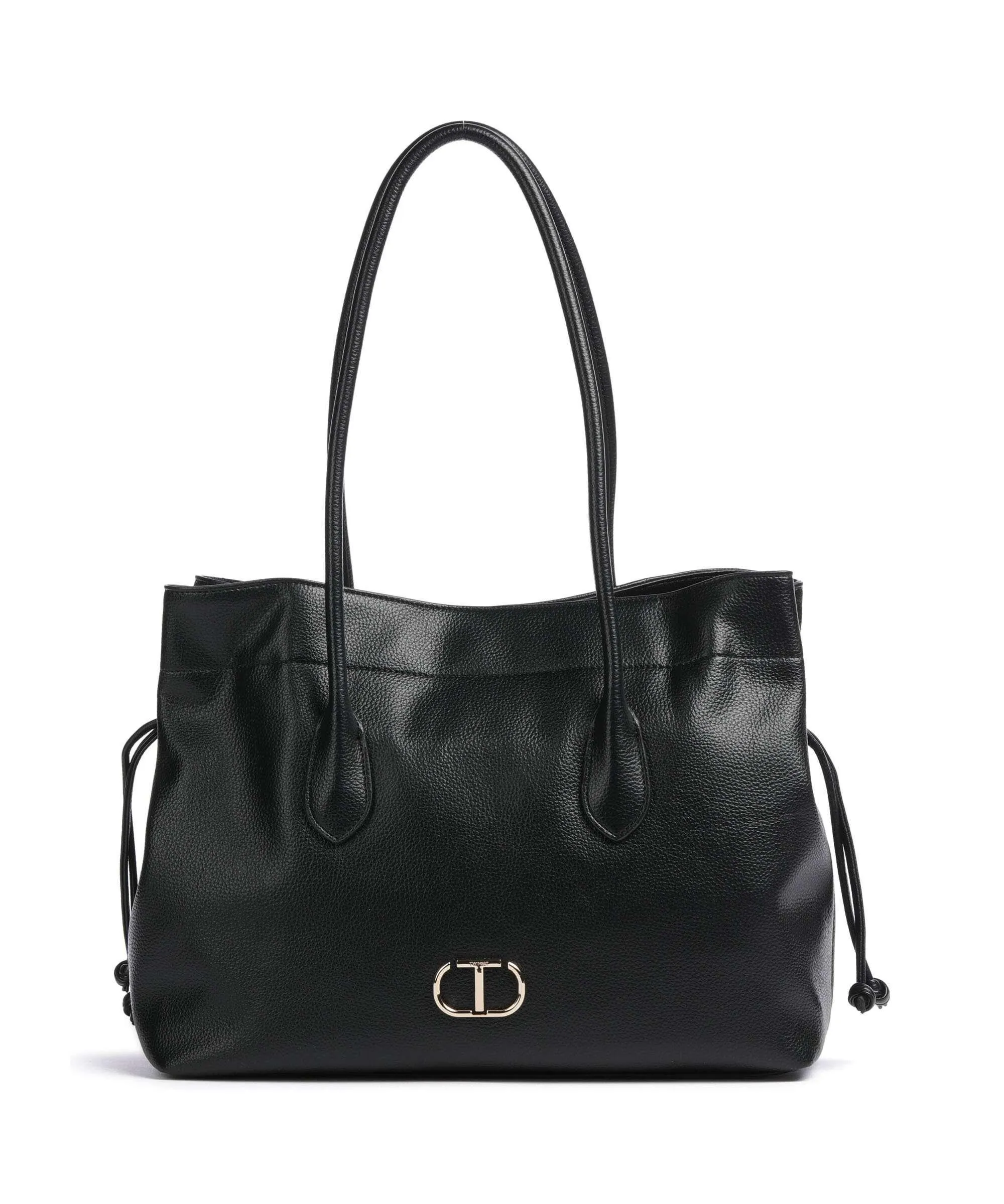 Twinset Borsa shopper pelle sintetica nero  