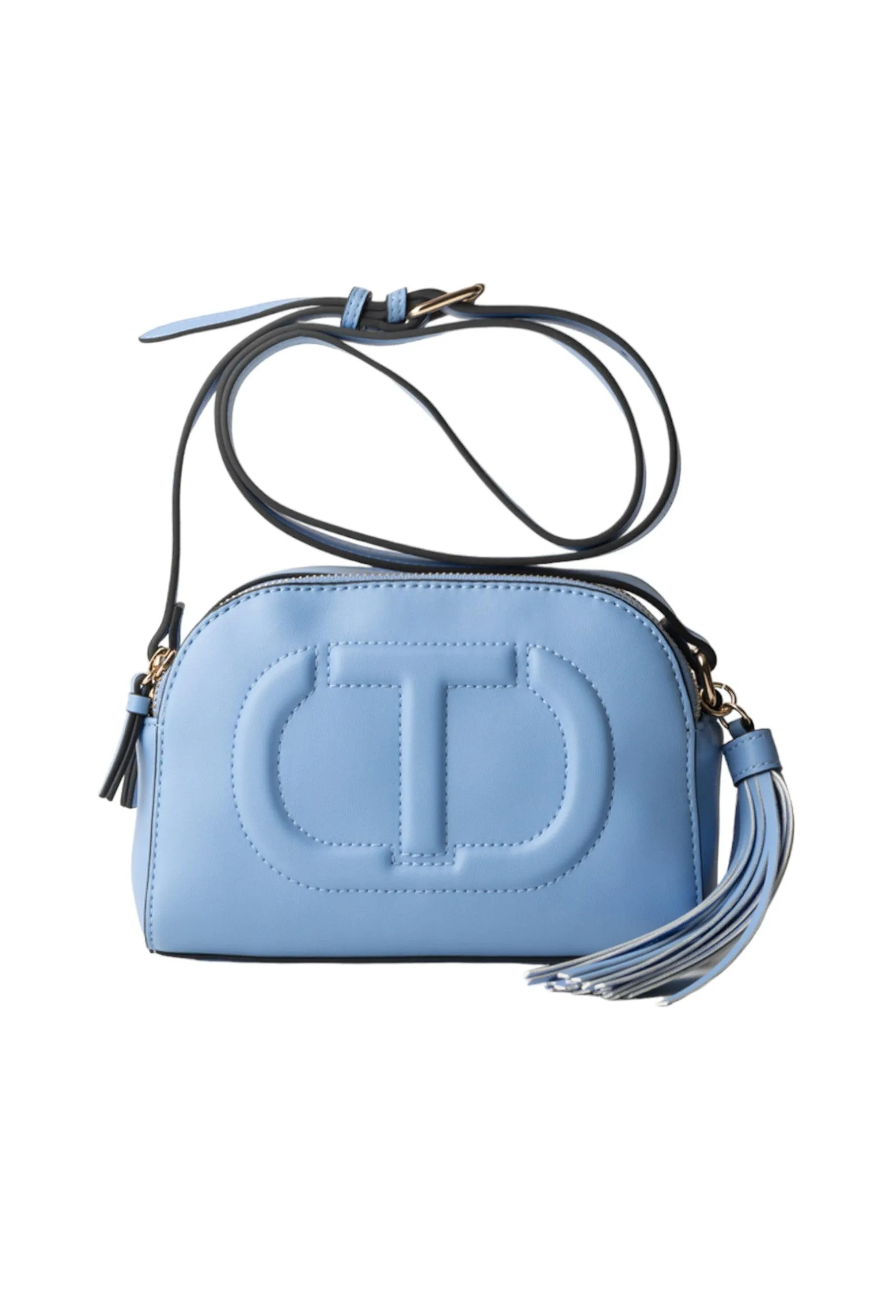 TWINSET Borsa Tracolla Donna Blu Chalcedonie 241TB8024