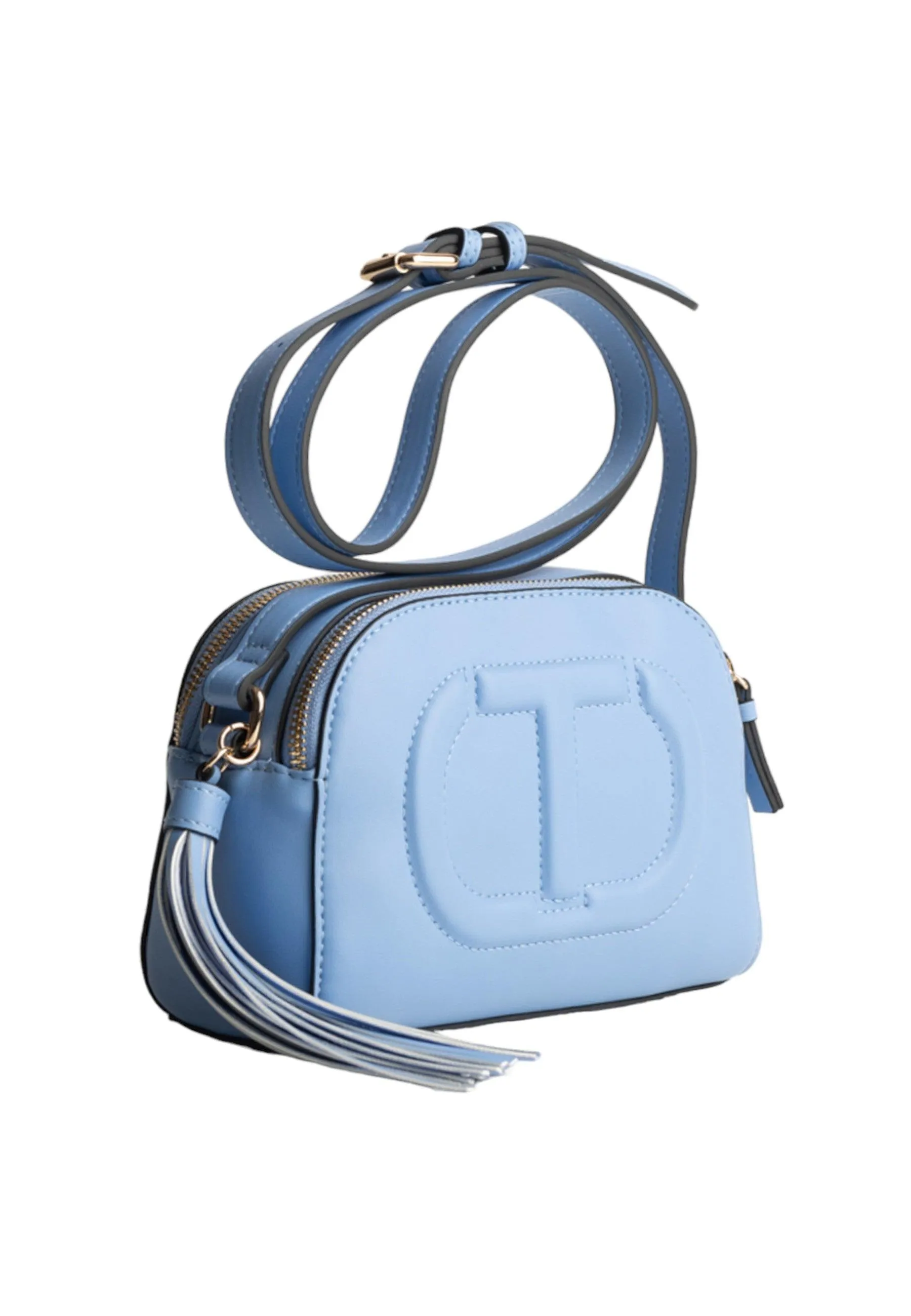 TWINSET Borsa Tracolla Donna Blu Chalcedonie 241TB8024