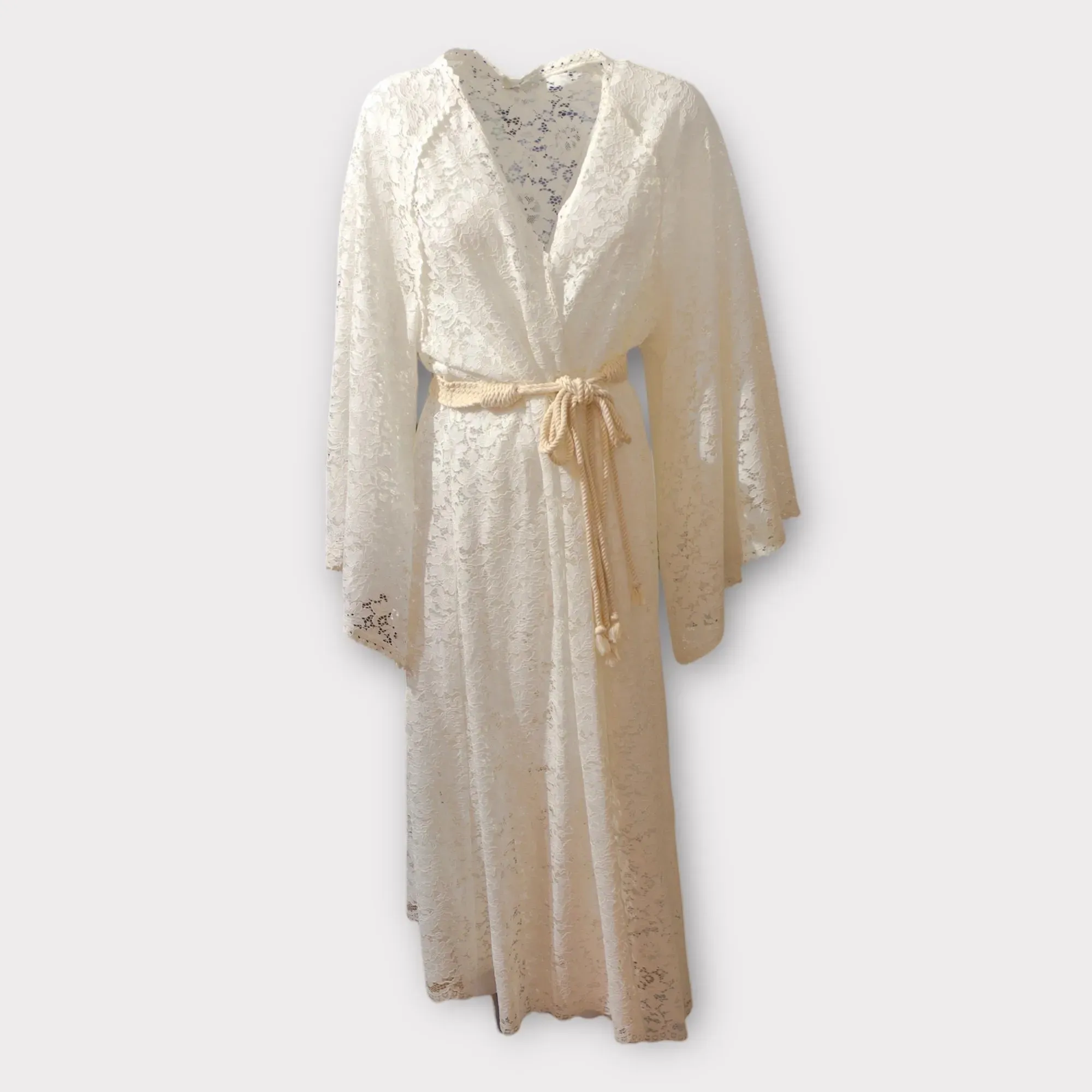 Twinset – Kaftano lungo in pizzo