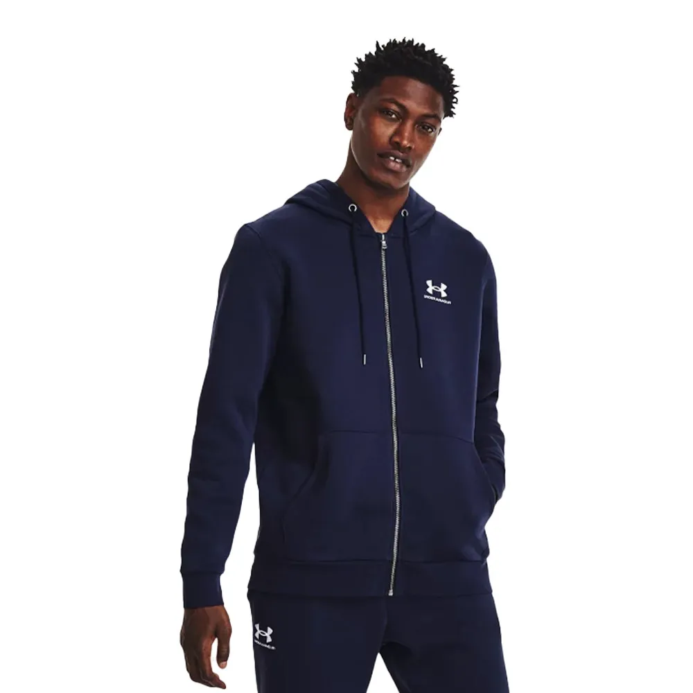 Under Armour Essential Felpa in pile con cappuccio e cerniera a tutta lunghezza - AW22