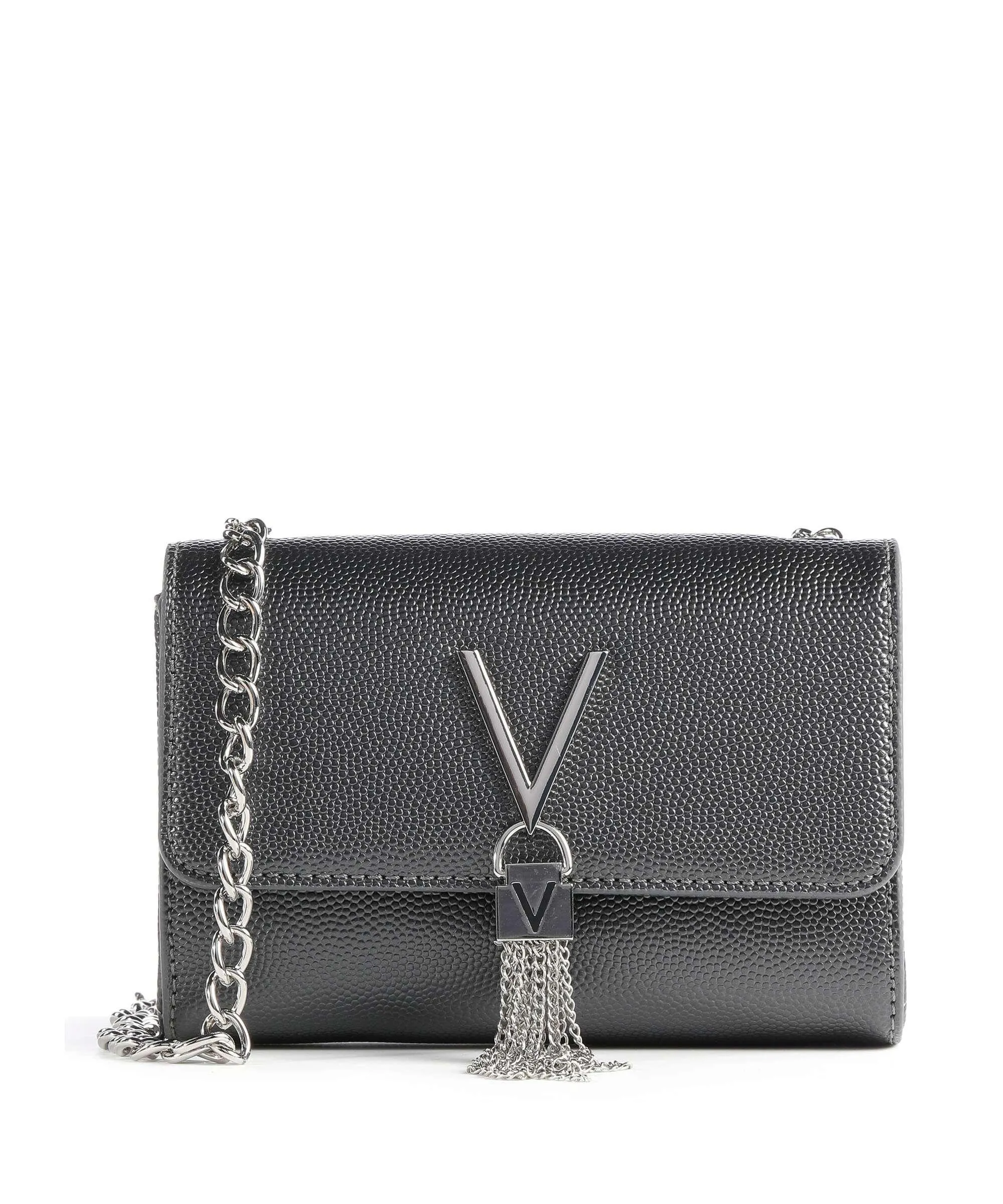  Valentino Bags Divina Borsa a tracolla pelle sintetica grigio scuro  