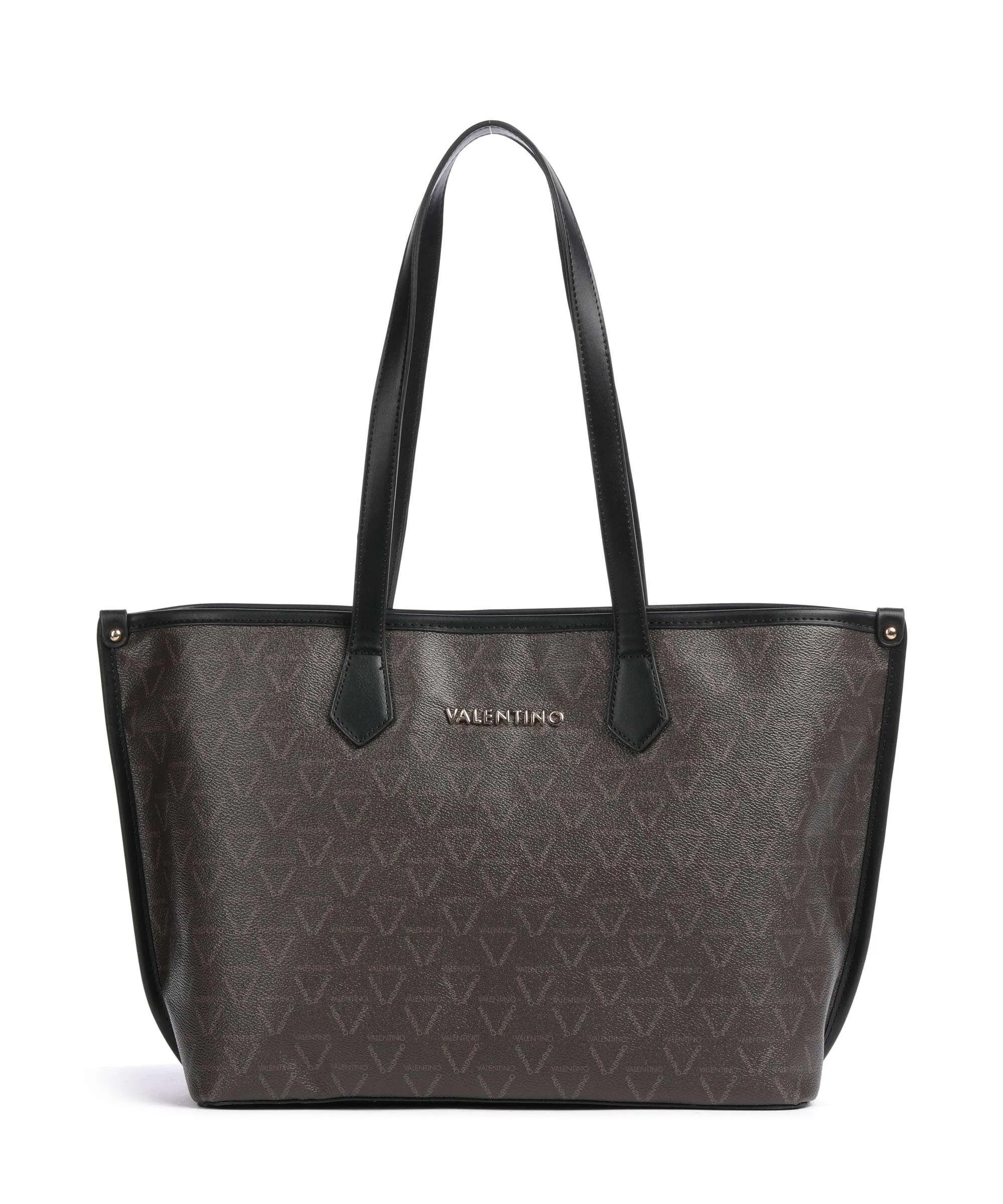  Valentino Bags Lady Re Borsa shopper pelle sintetica marrone scuro  