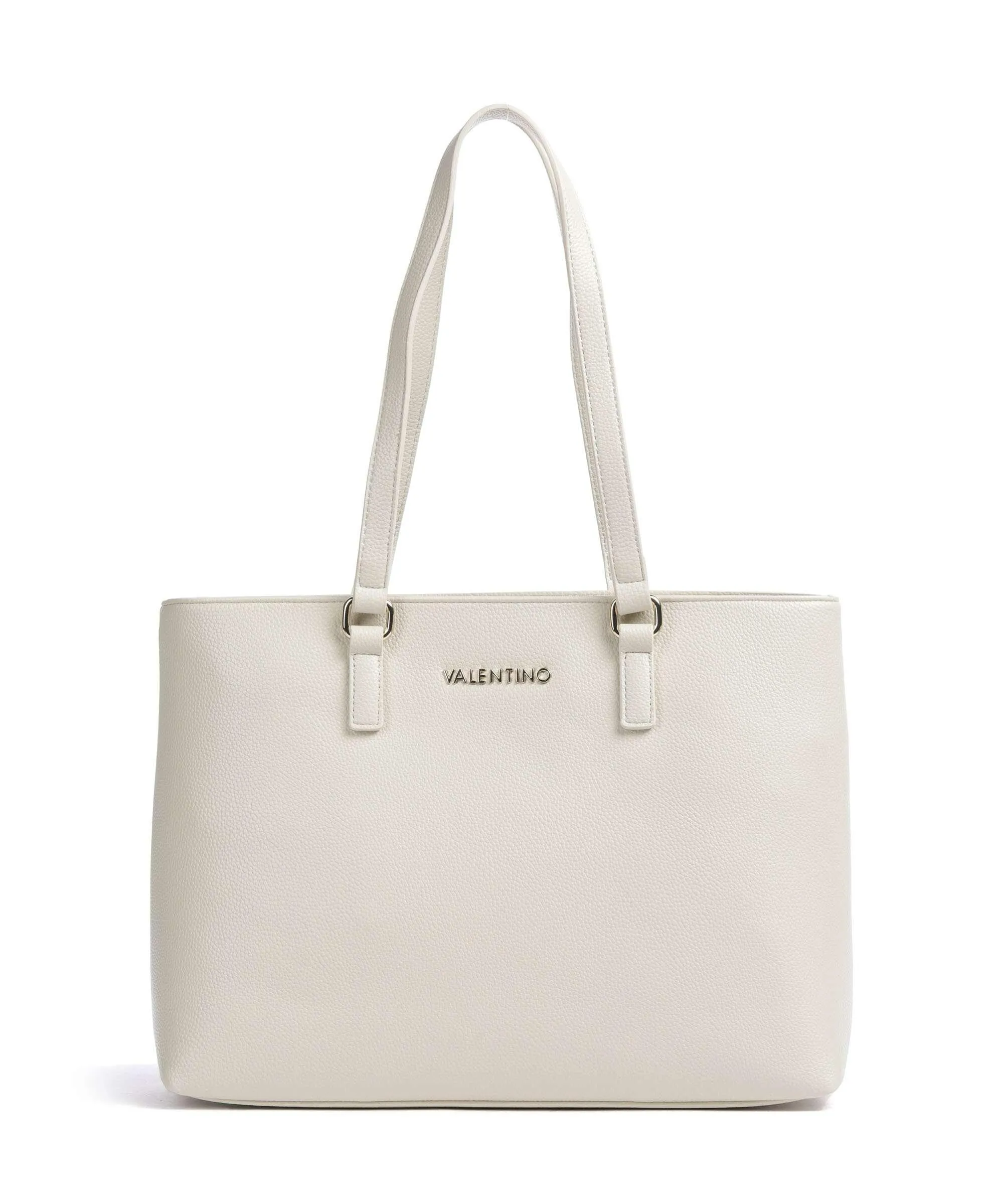  Valentino Bags Never Borsa shopper pelle sintetica avorio  