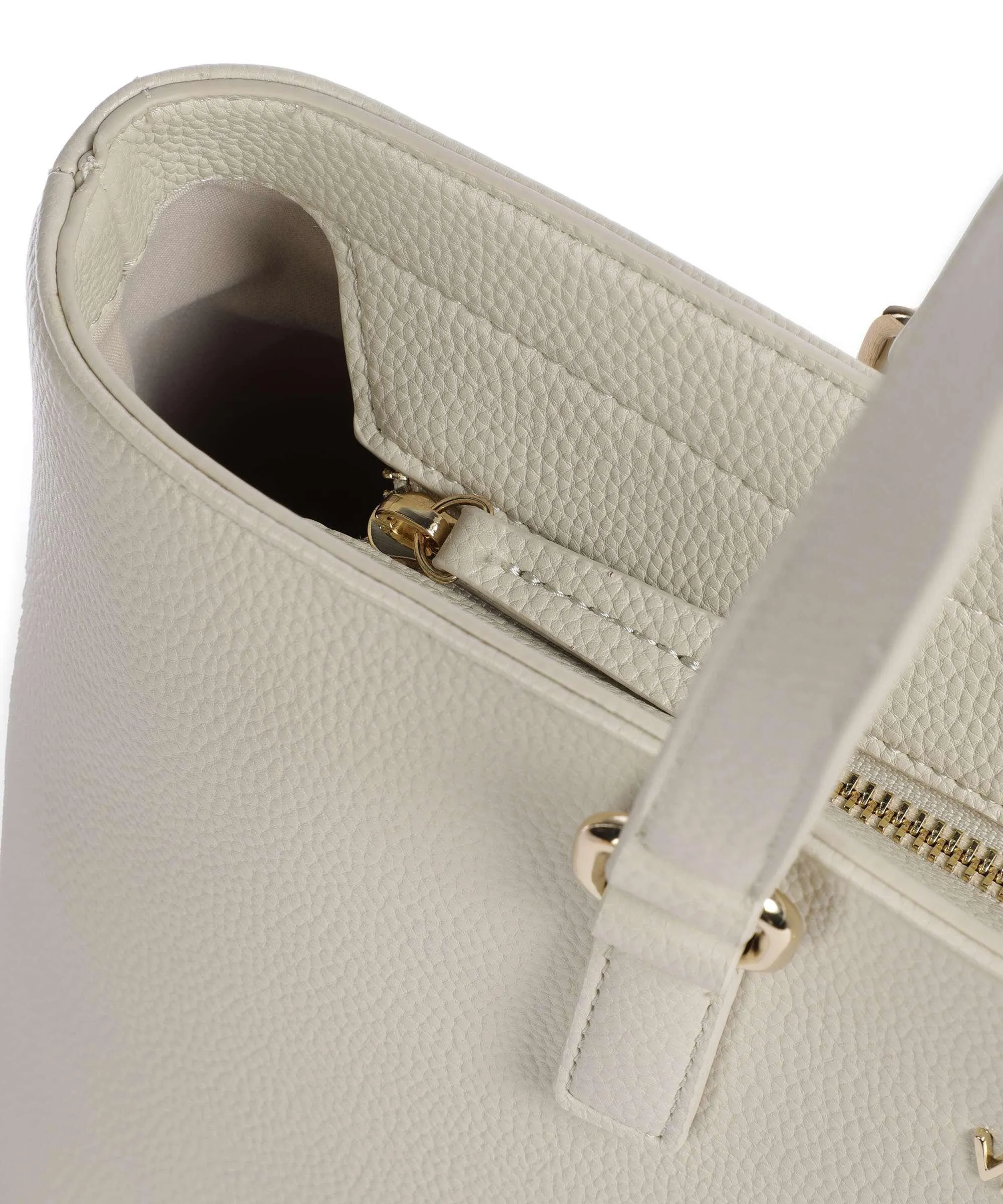  Valentino Bags Never Borsa shopper pelle sintetica avorio  