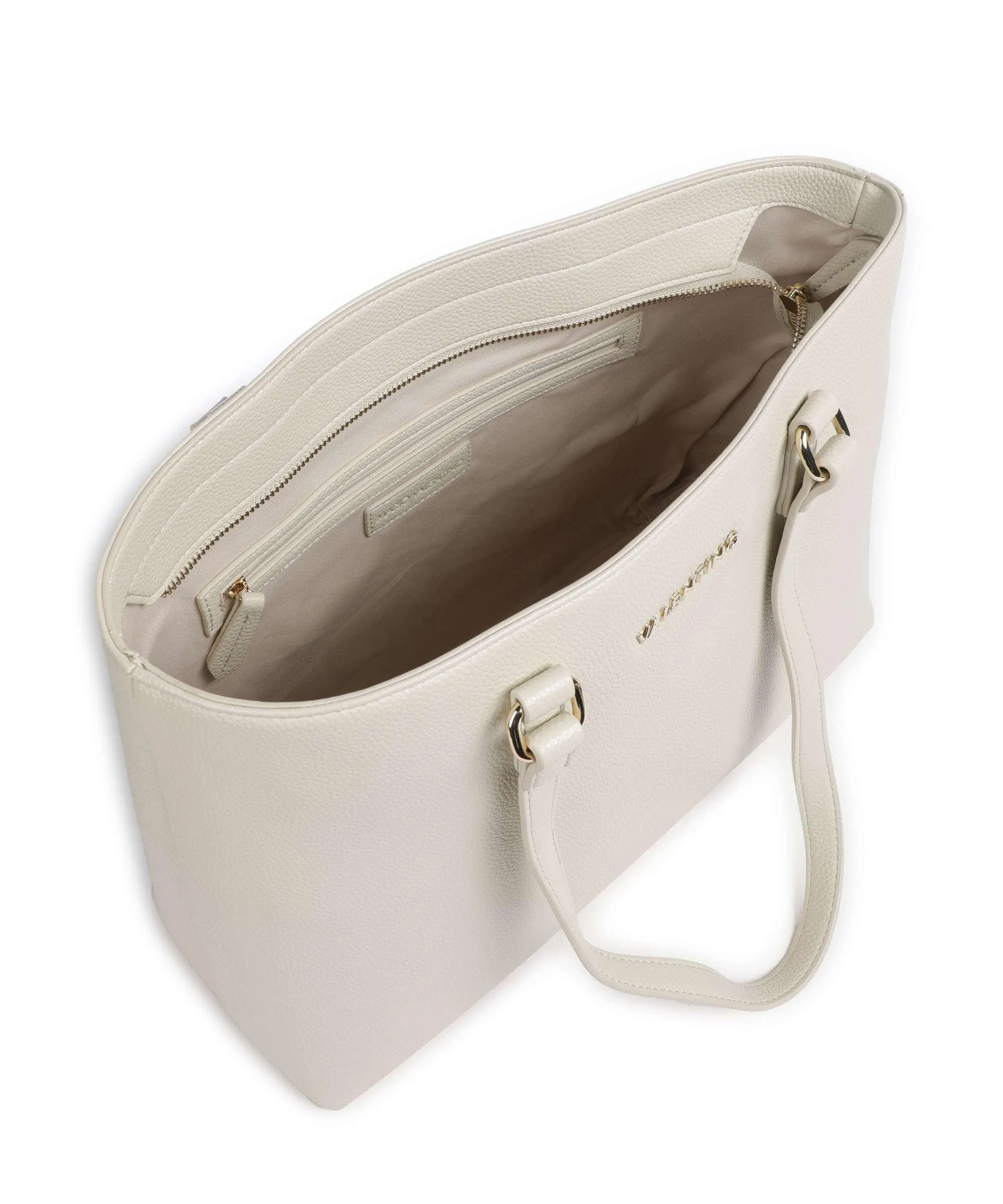  Valentino Bags Never Borsa shopper pelle sintetica avorio  
