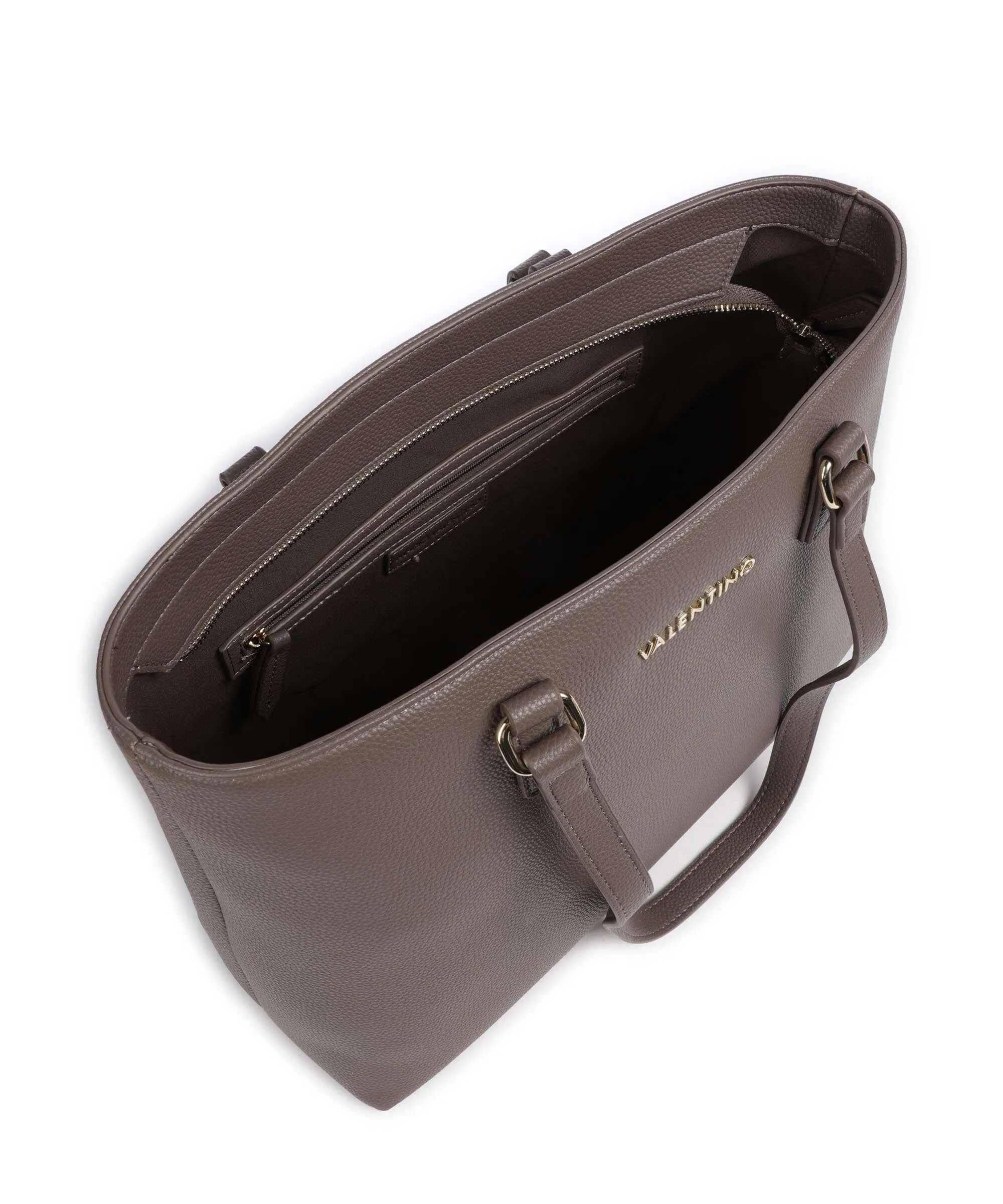  Valentino Bags Never Borsa shopper pelle sintetica taupe  