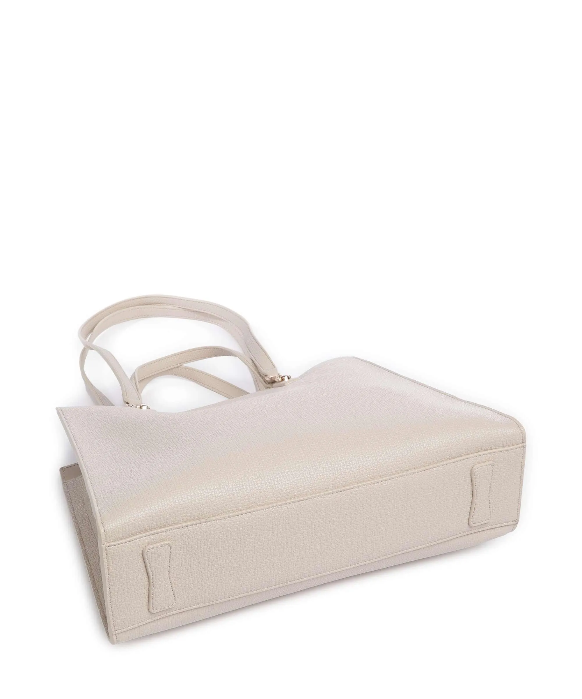  Valentino Bags Stereo Re Borsa shopper pelle sintetica avorio  