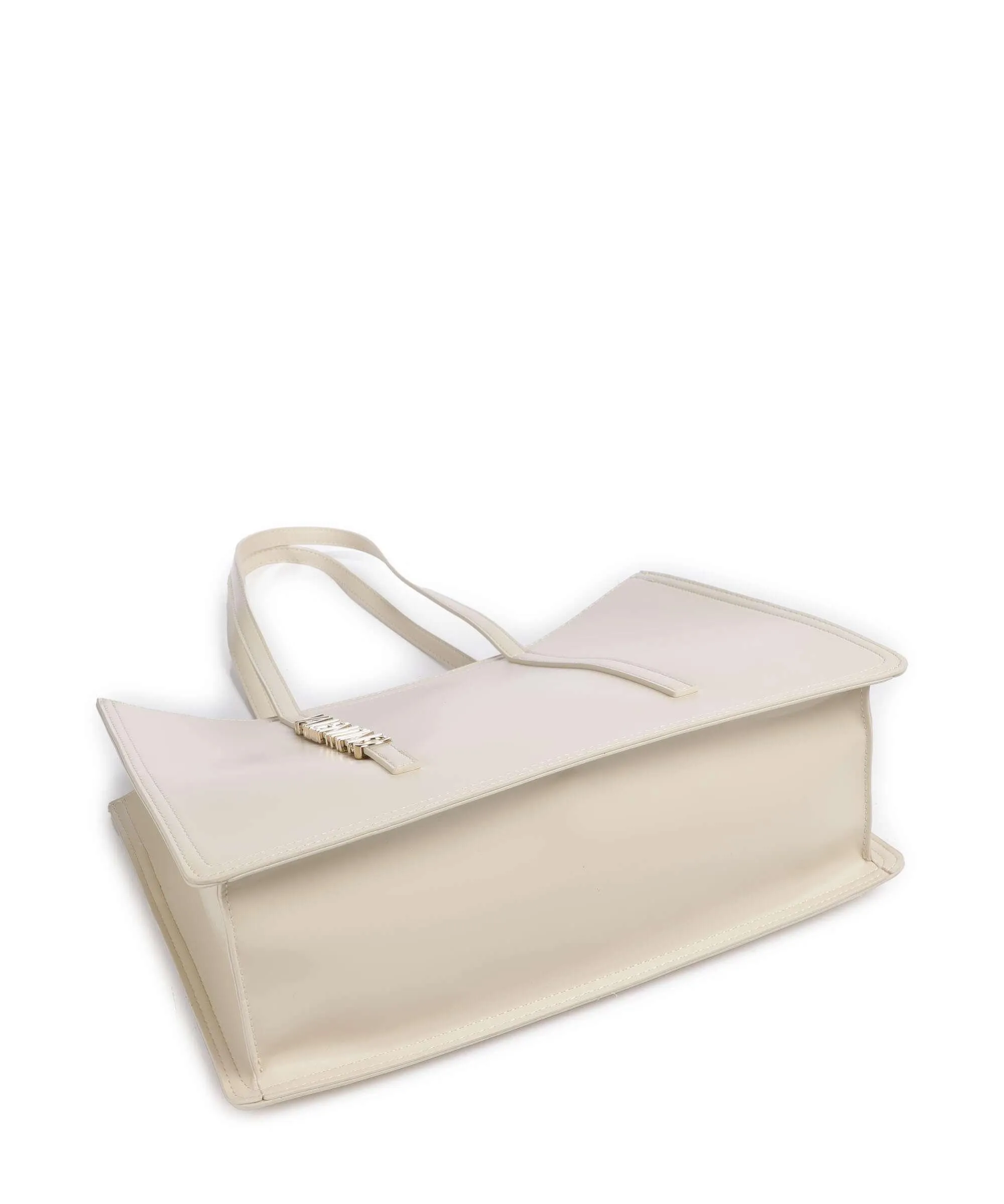  Valentino Bags Wall Re Borsa shopper pelle sintetica avorio  